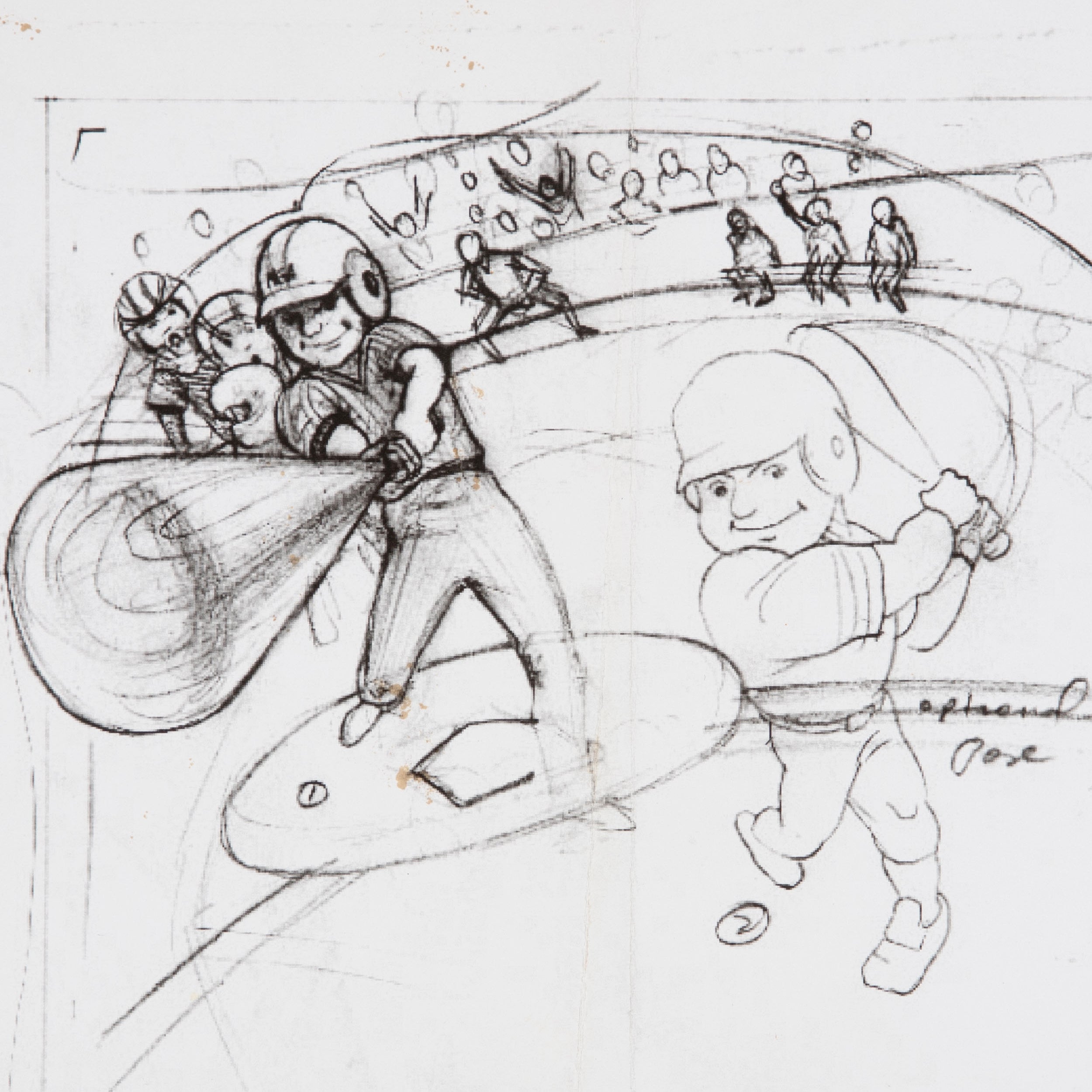 Batter Up (Used Cover Sketch)
