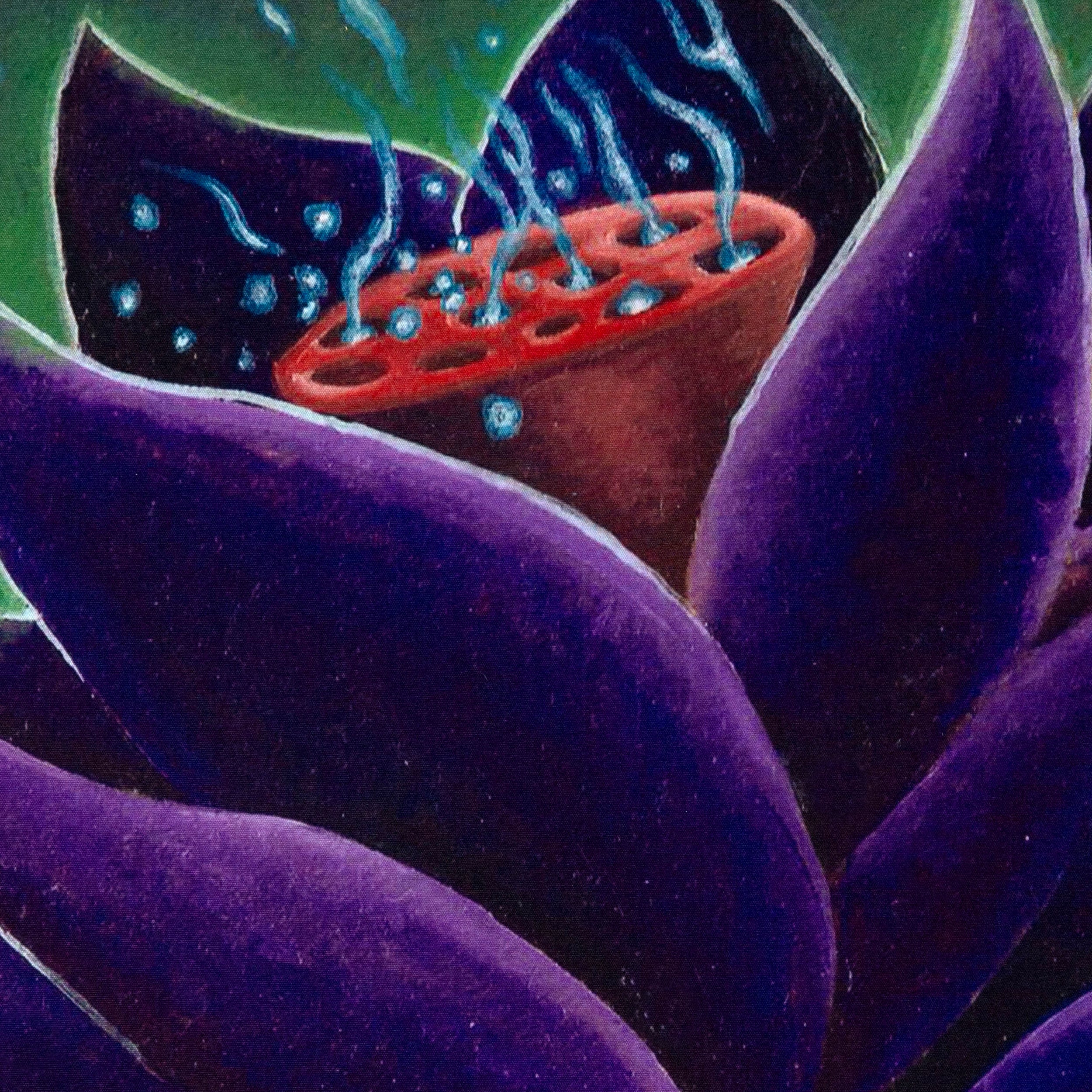 Blacker Lotus playmat (color printed)