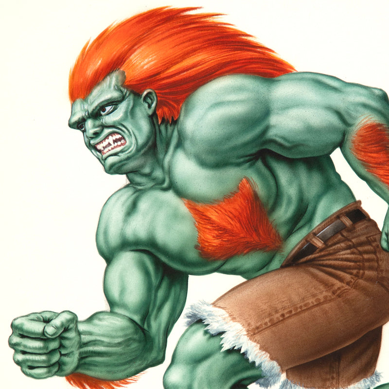 Blanka Character Painting (Street Fighter II)