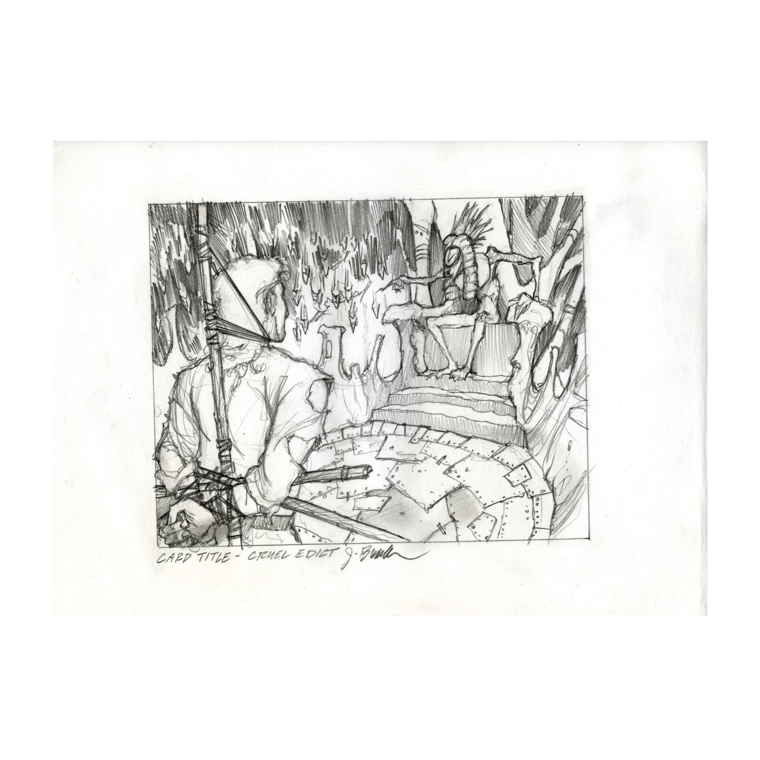 Cruel Edict (Original Sketch)
