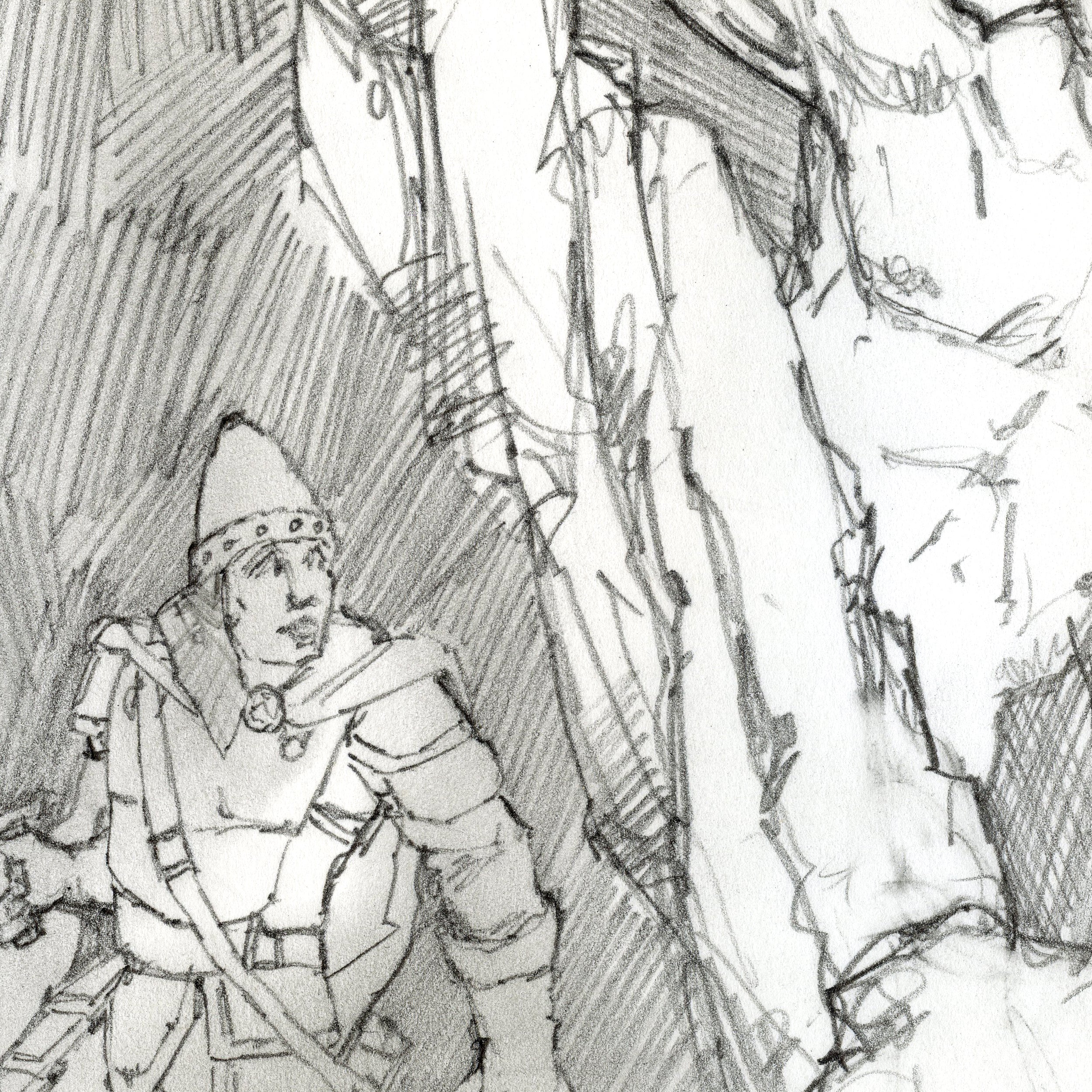 Cunning Giant Sketches (Original Sketch)