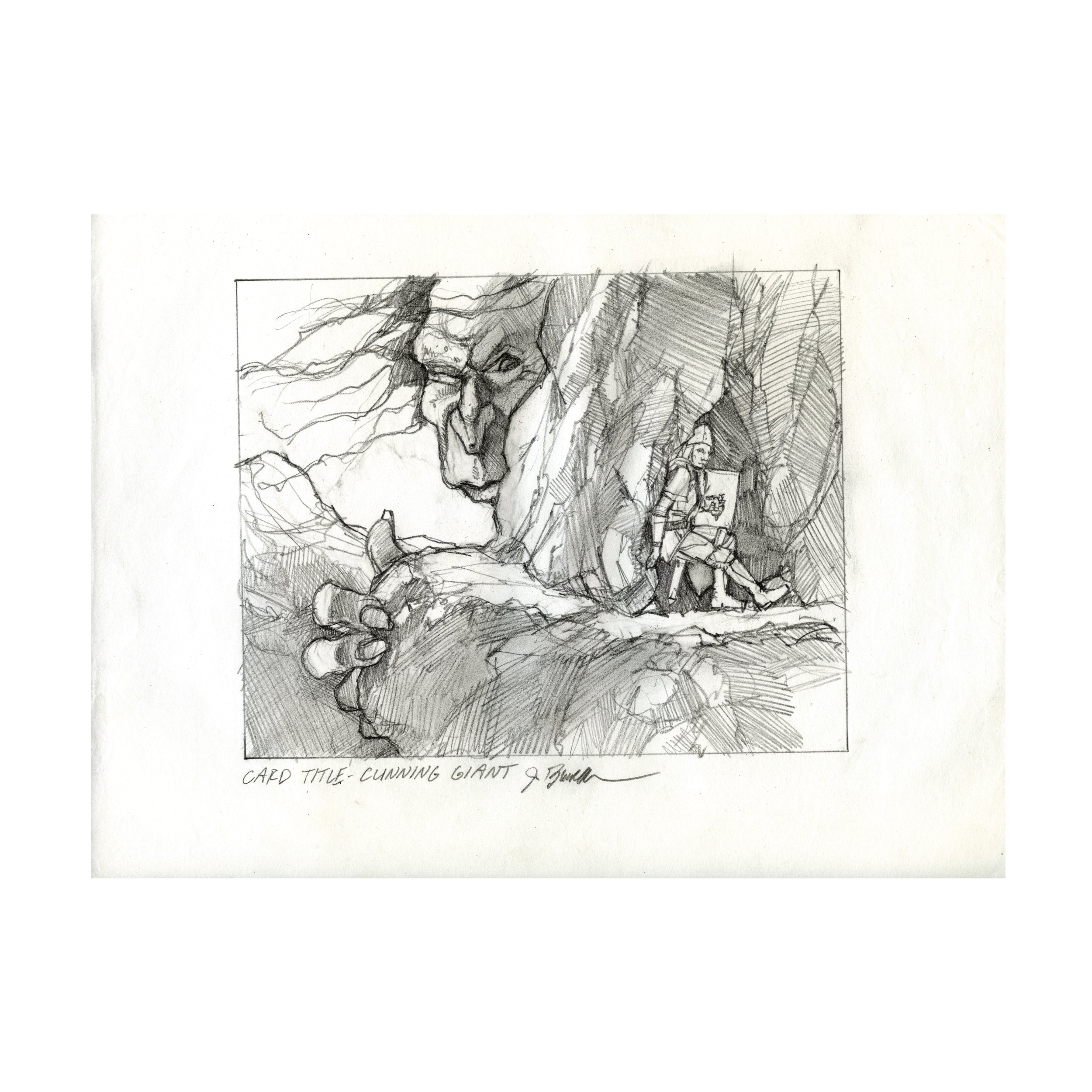 Cunning Giant Sketches (Original Sketch)