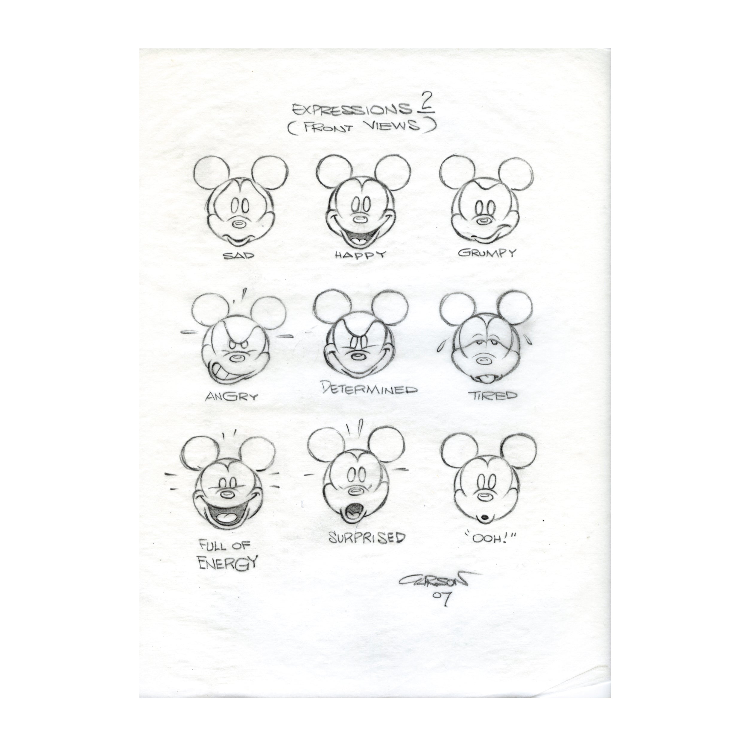 Epic Mickey Sketch 11 (Nintendo Wii)