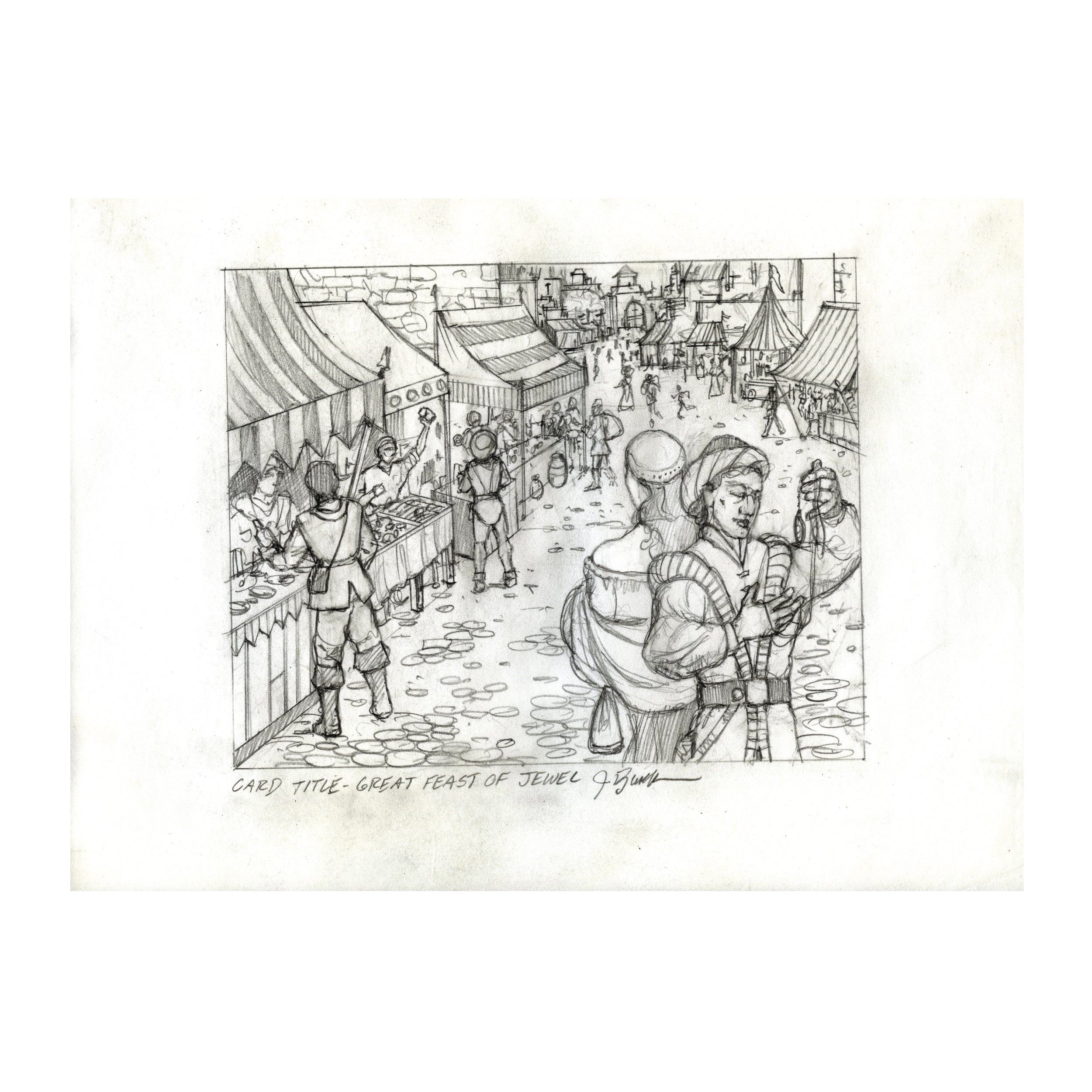 The Great Feast (Original Sketch)
