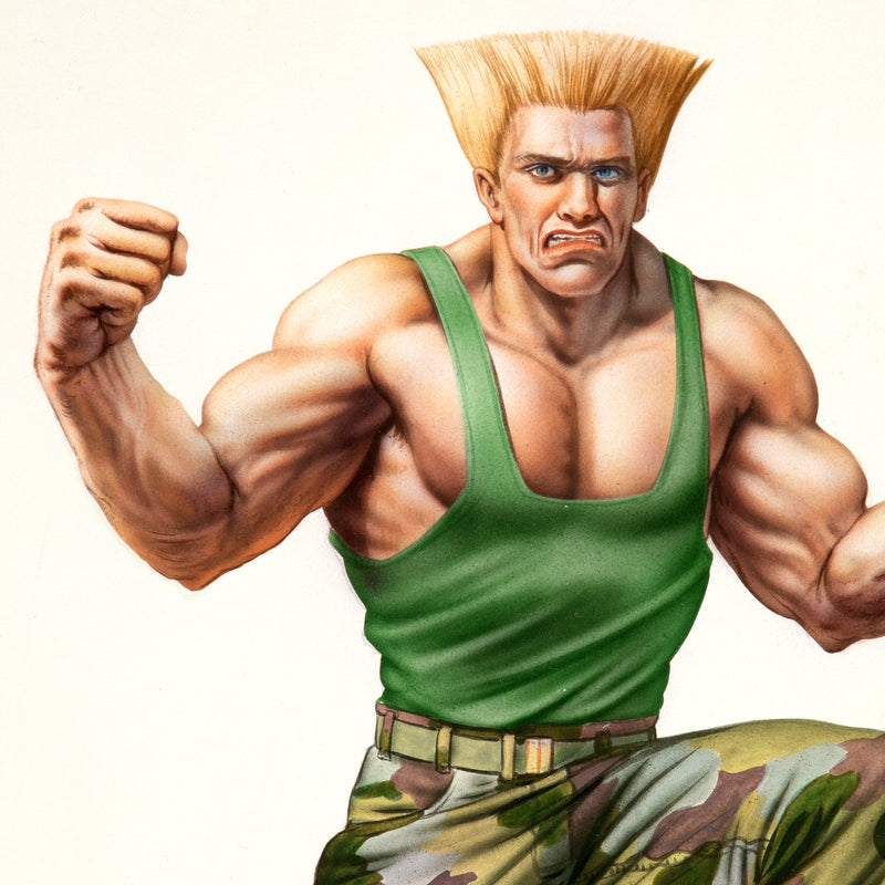 Guile Character Painting (Street Fighter II)