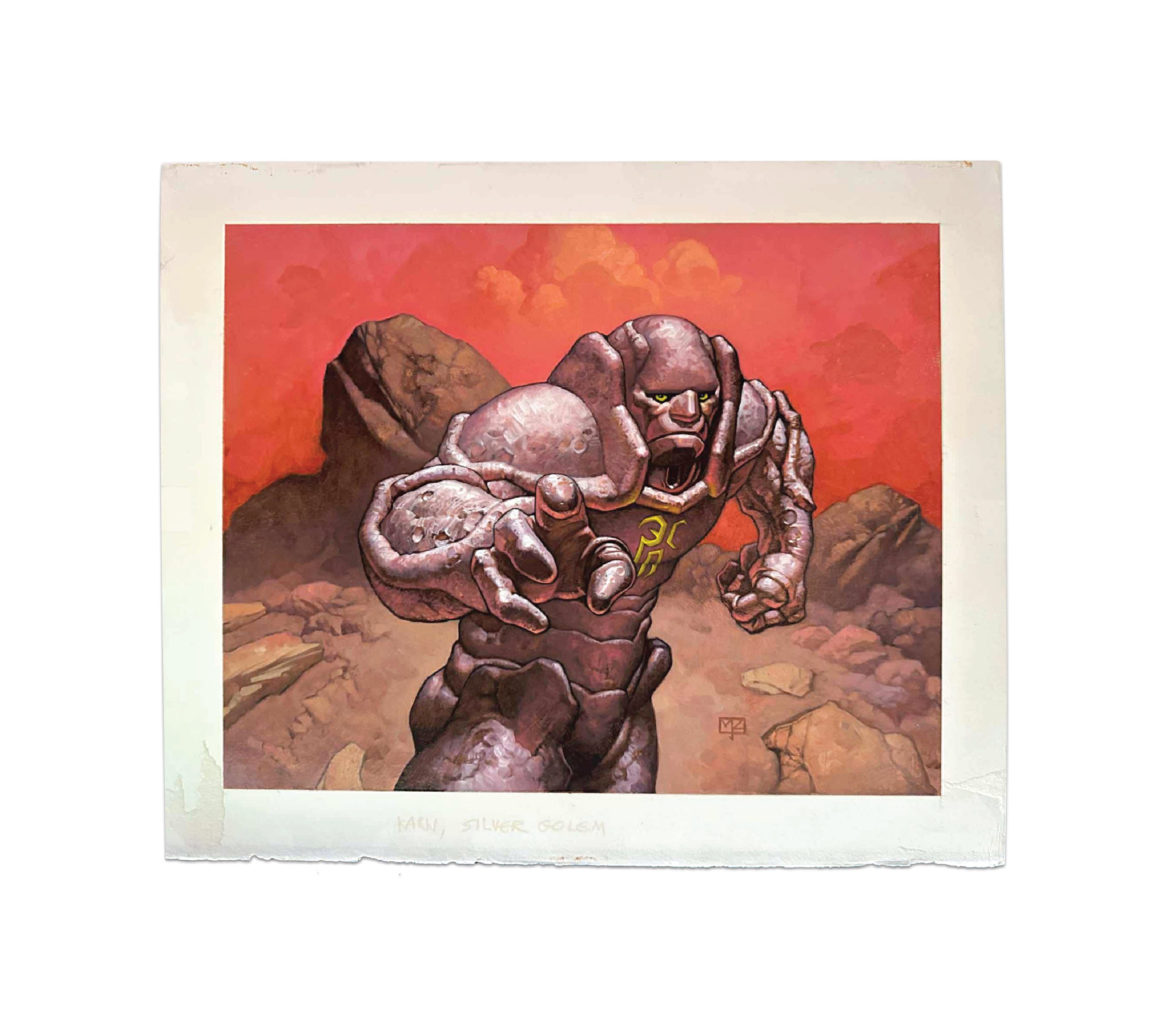 Karn, Silver Golem (Original Art)