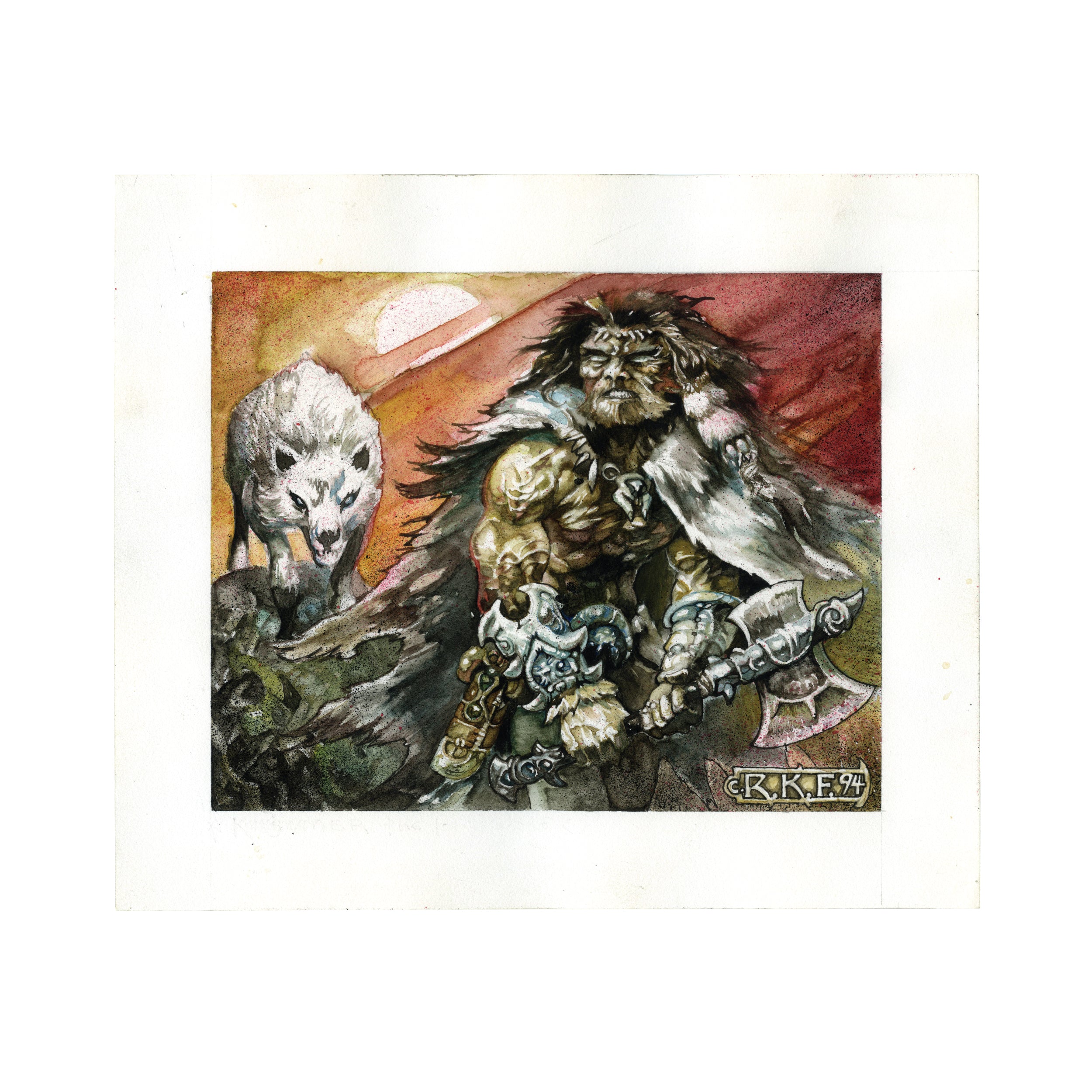 Kasimir the Lone Wolf (Original Art)