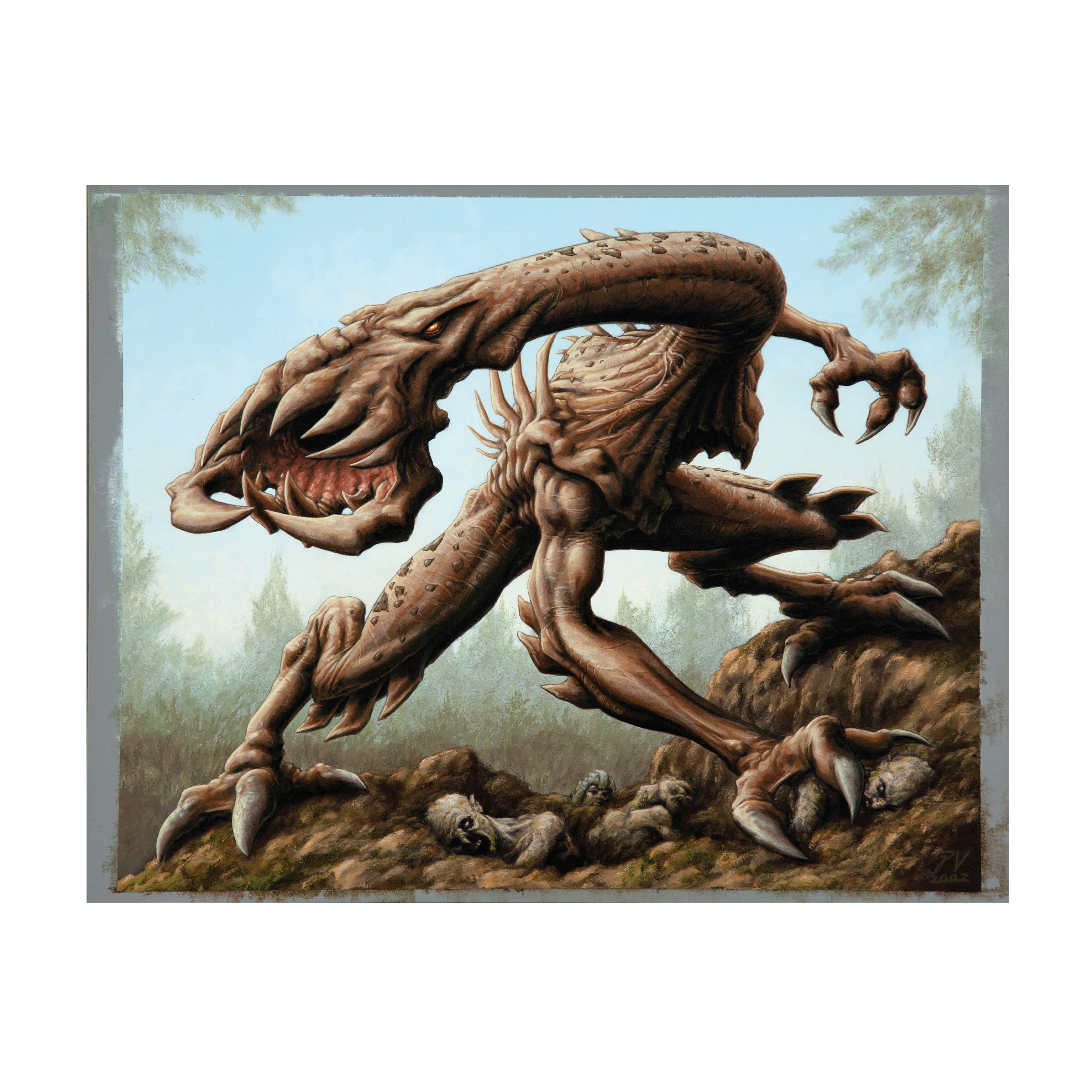 Lhurgoyf (Original Art)