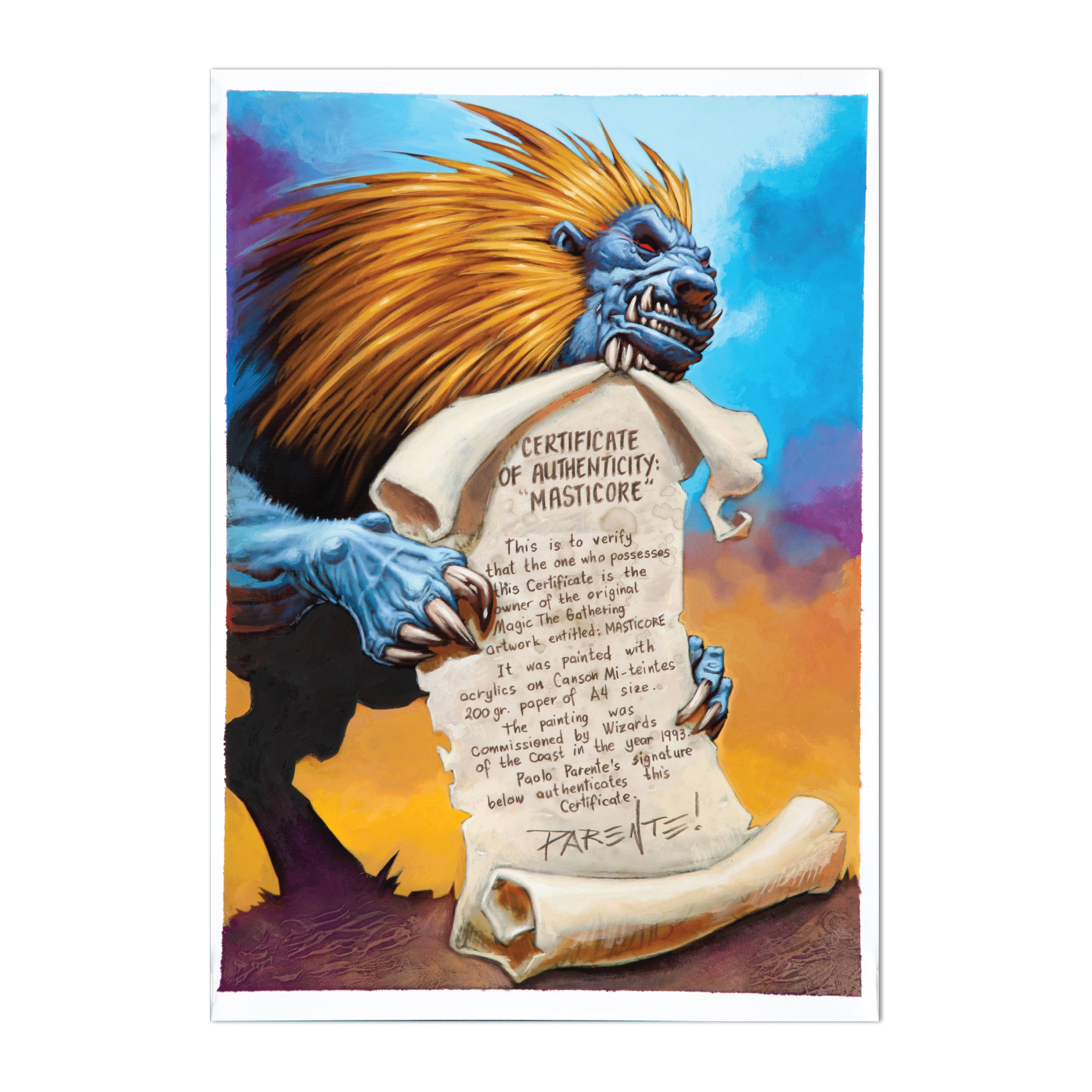 Masticore (Original Art)
