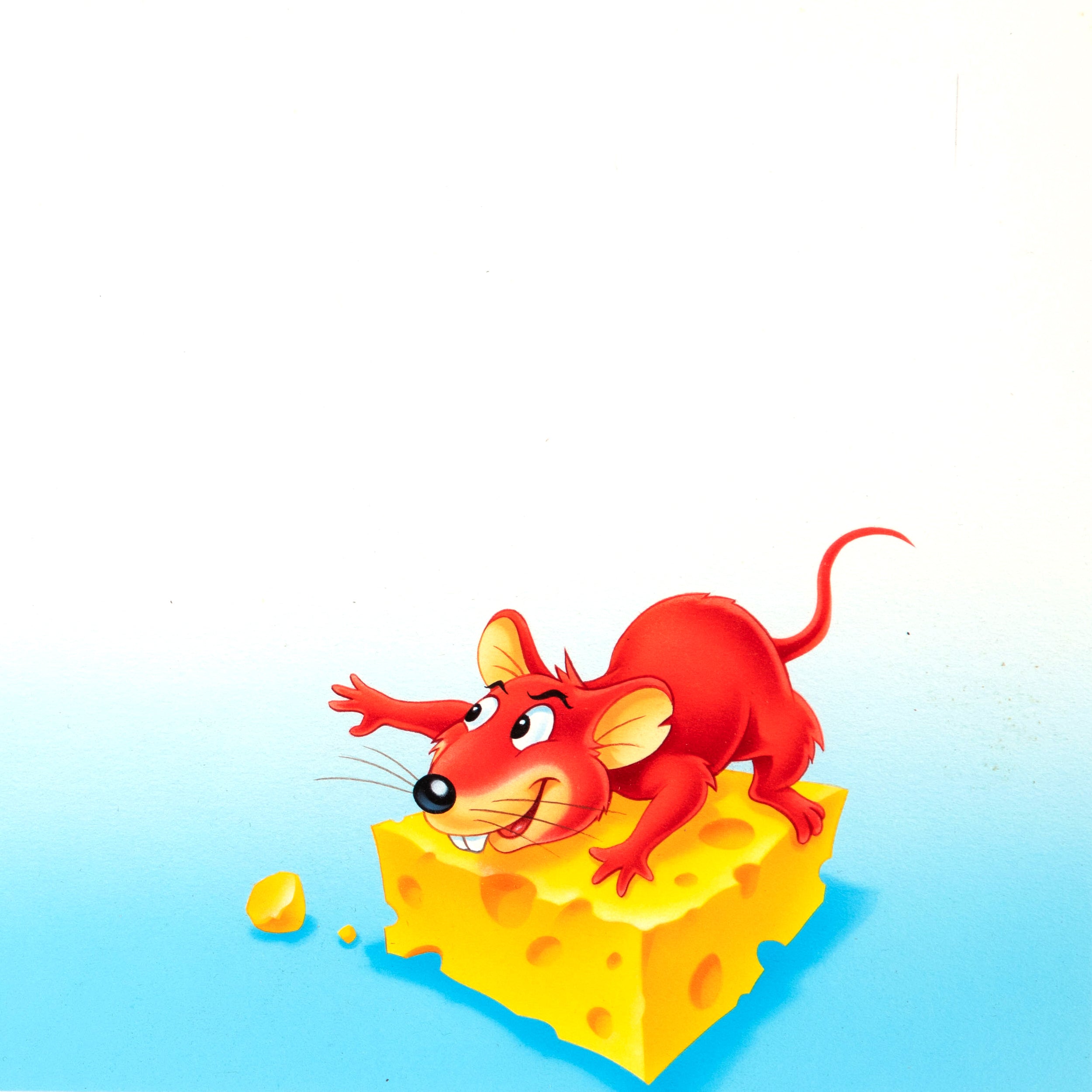 Mouse Trap Board Game Box Cover Original Painting (Element)