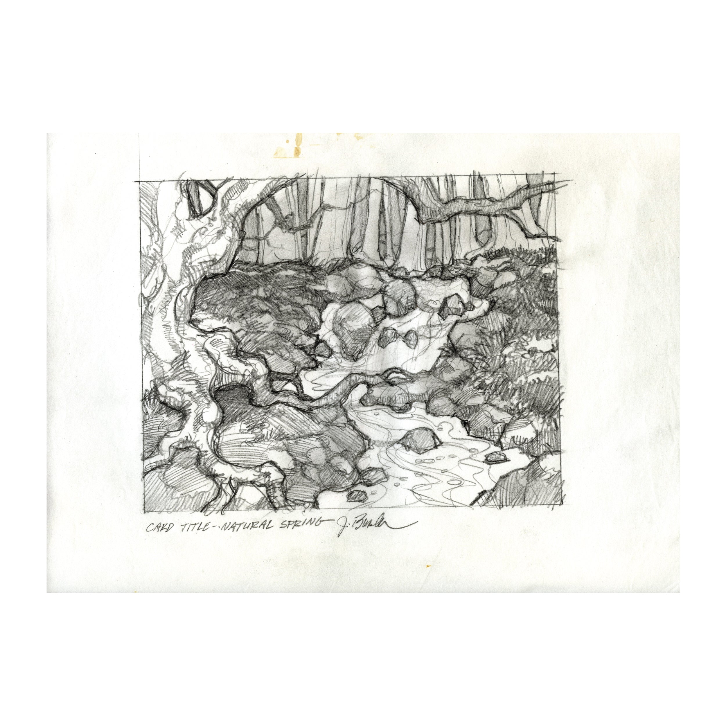 Natural Spring (Original Sketch)