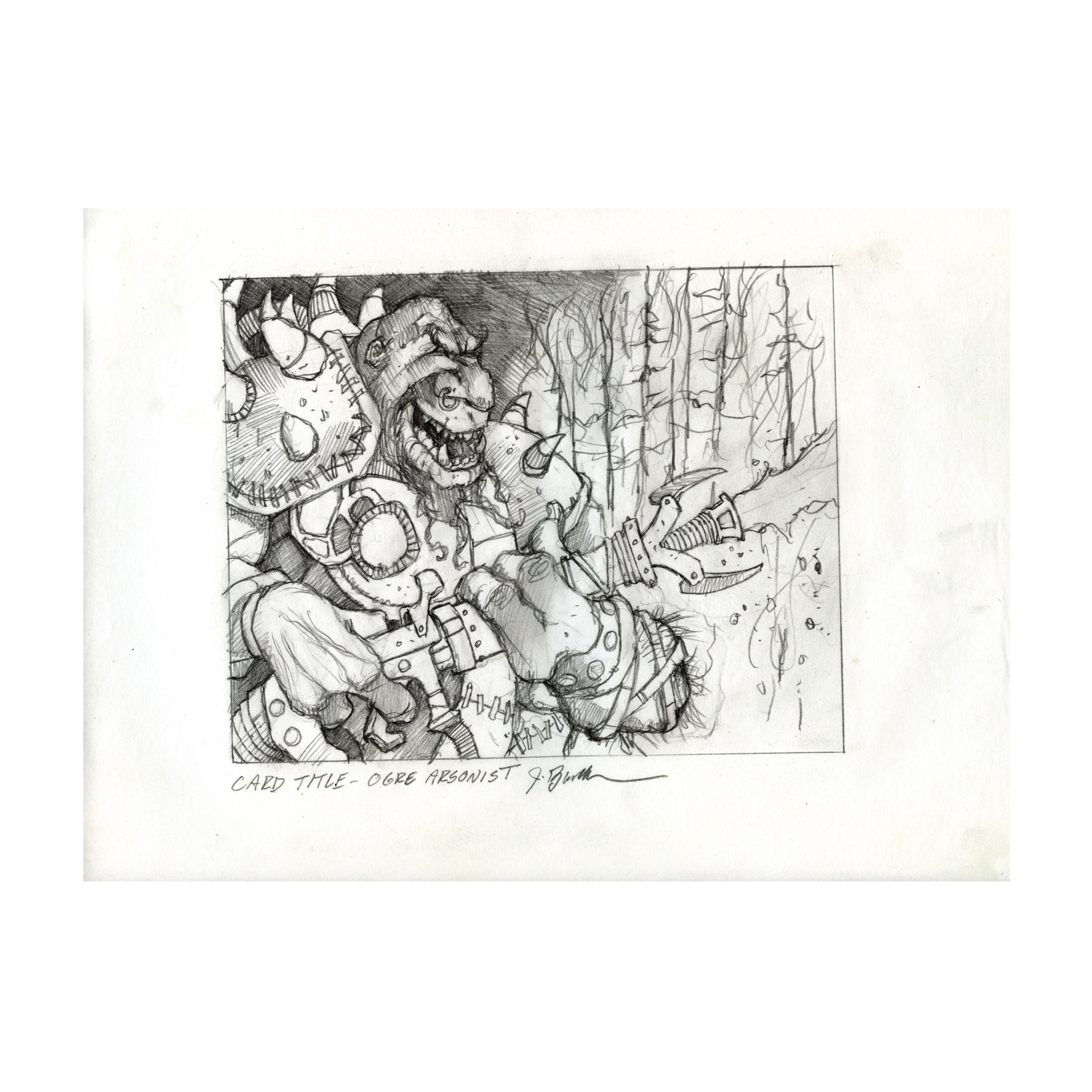 Ogre Arsonist (Original Sketch)