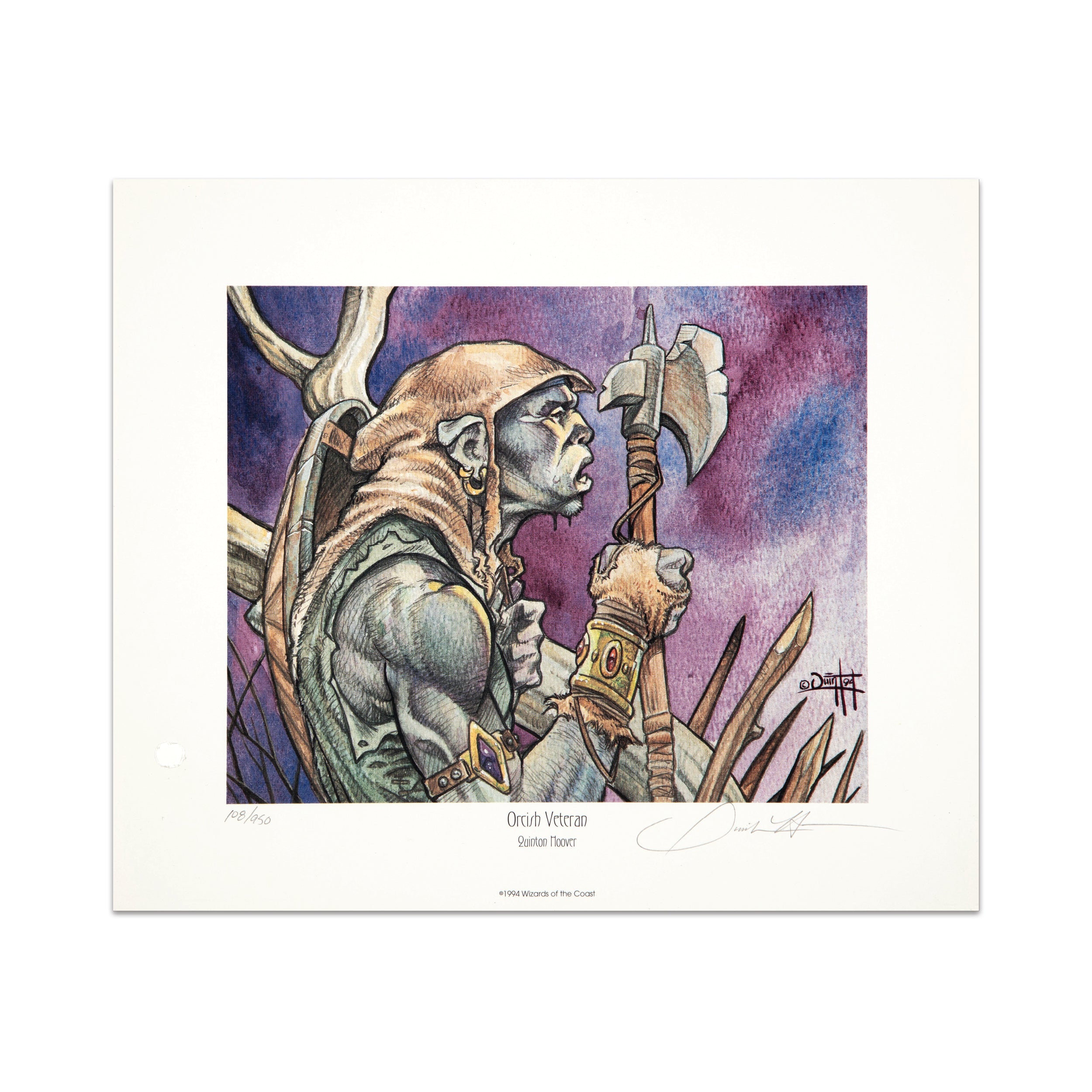 Orchish Veteran (Limited Edition Print)
