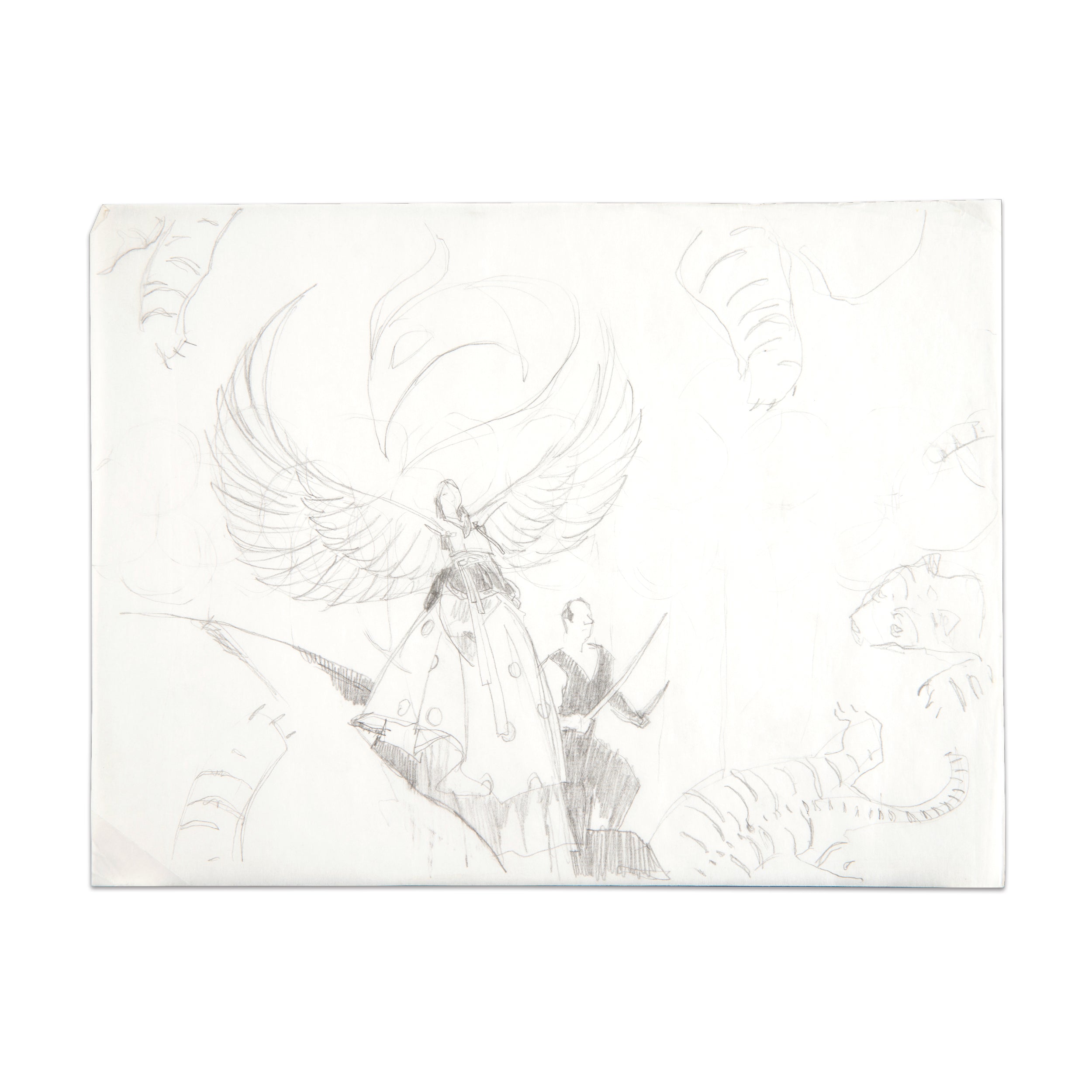 Phoenix Heart (Original Sketch)