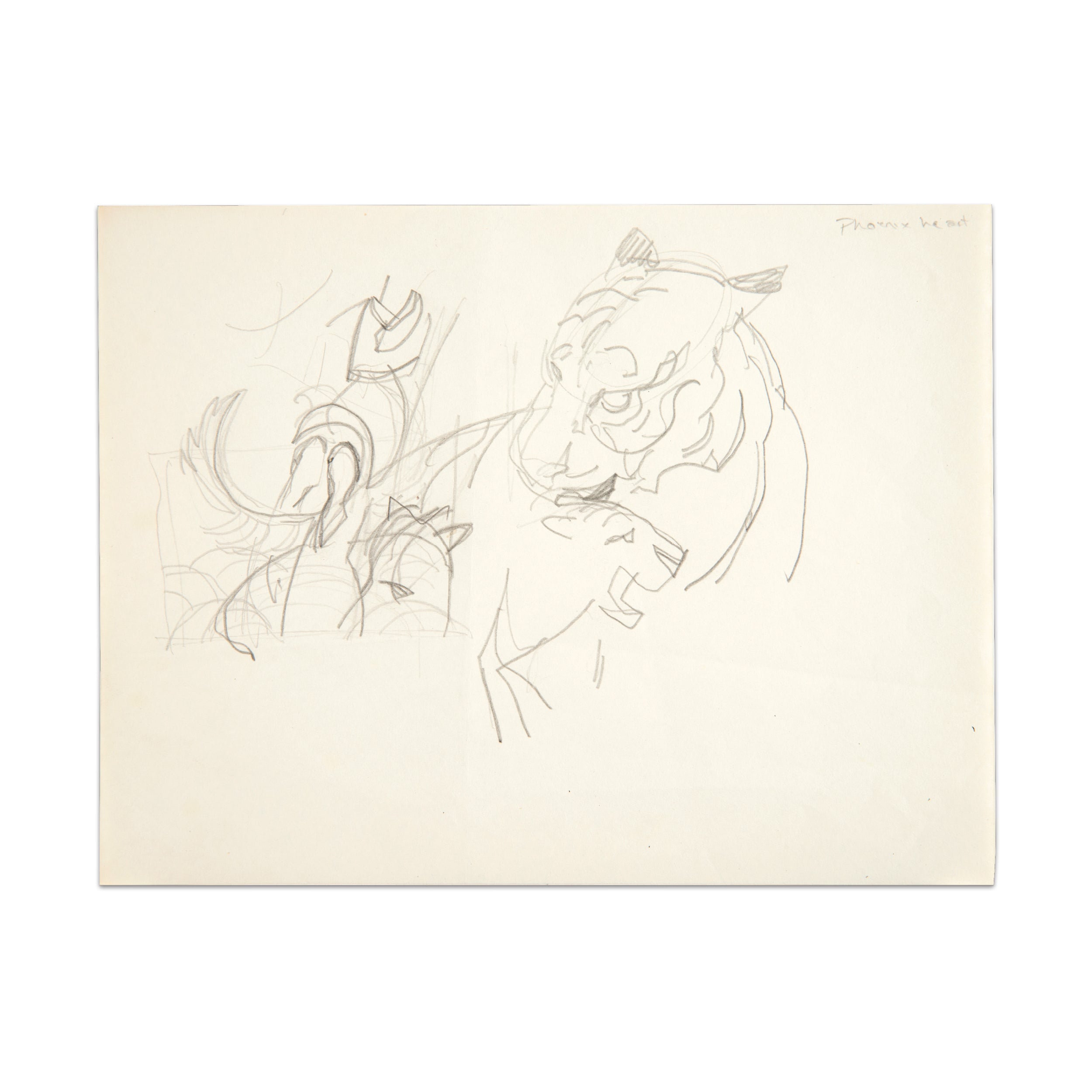 Phoenix Heart (Original Sketch)