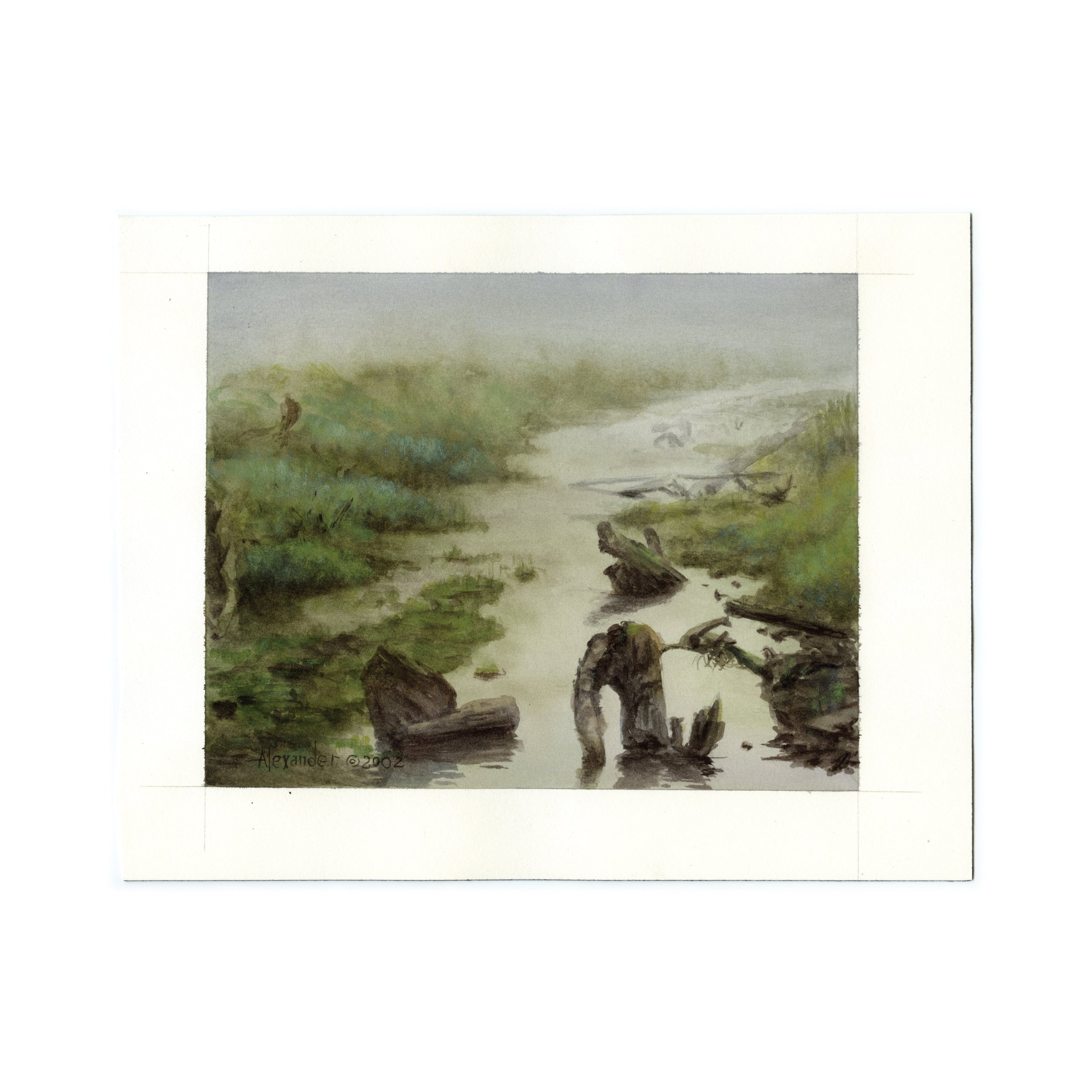 Polluted Delta (Original Art)