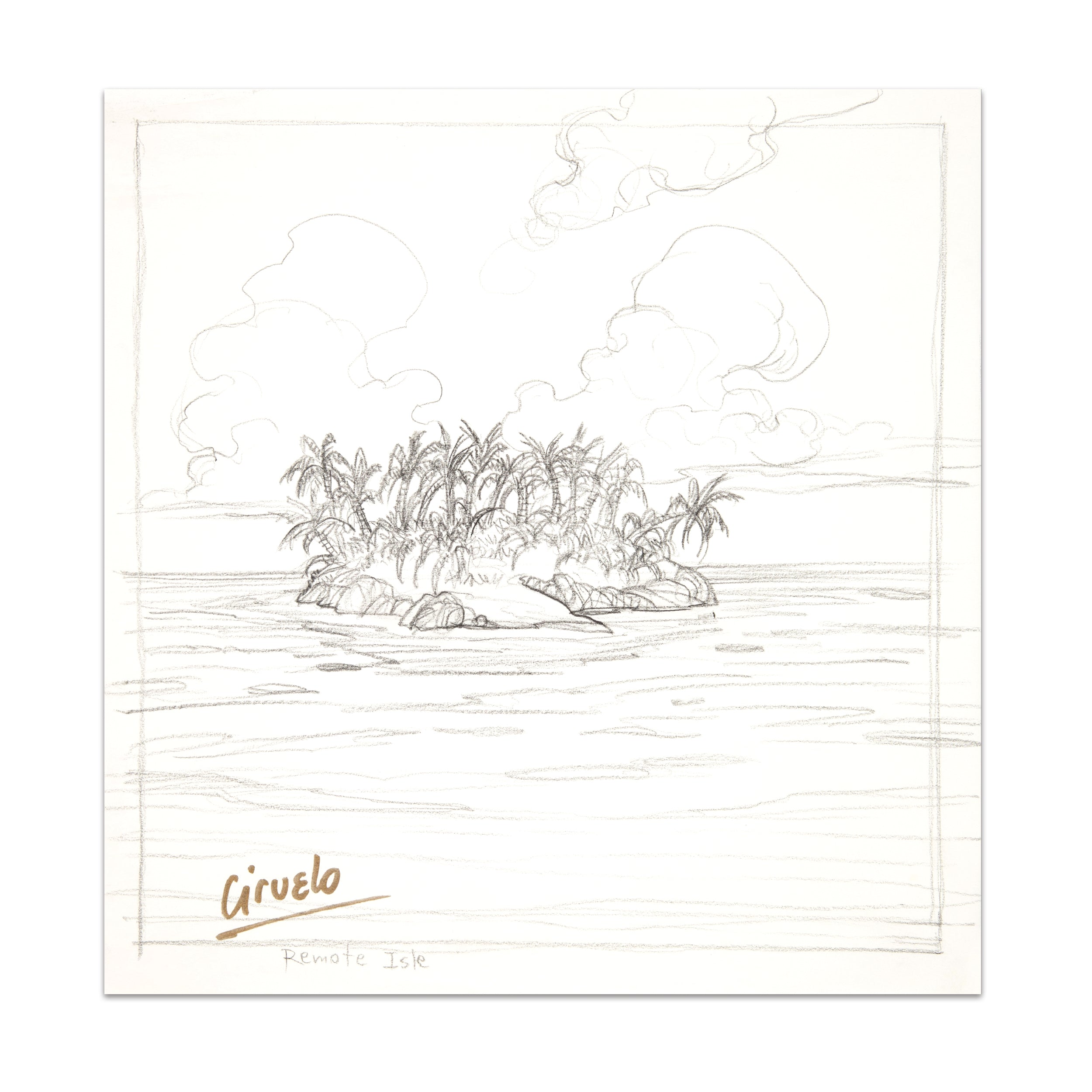 Remote Isle (Original Sketch)