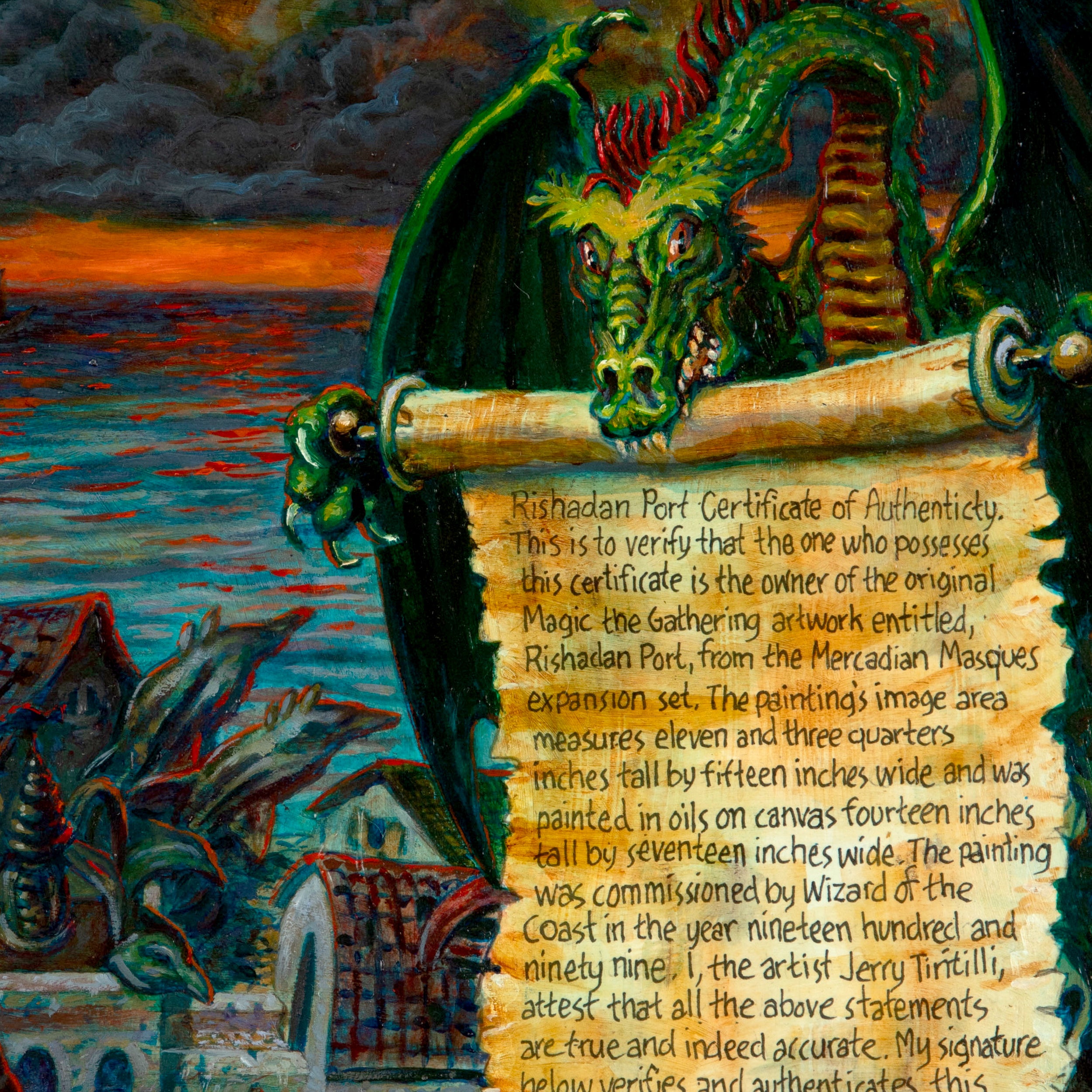 Rishadan Port (Original Art)