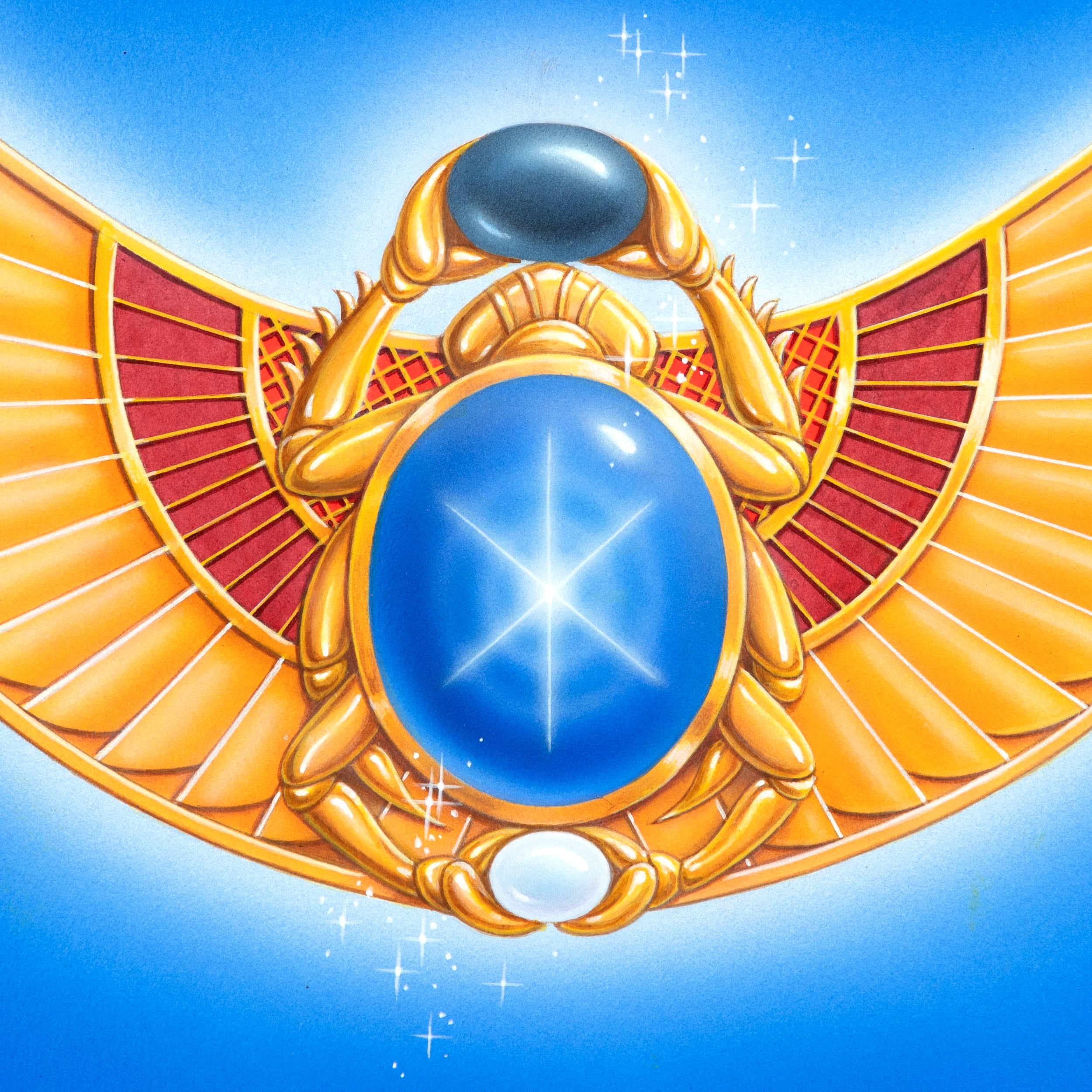 Sapphire Medallion (Original Art)