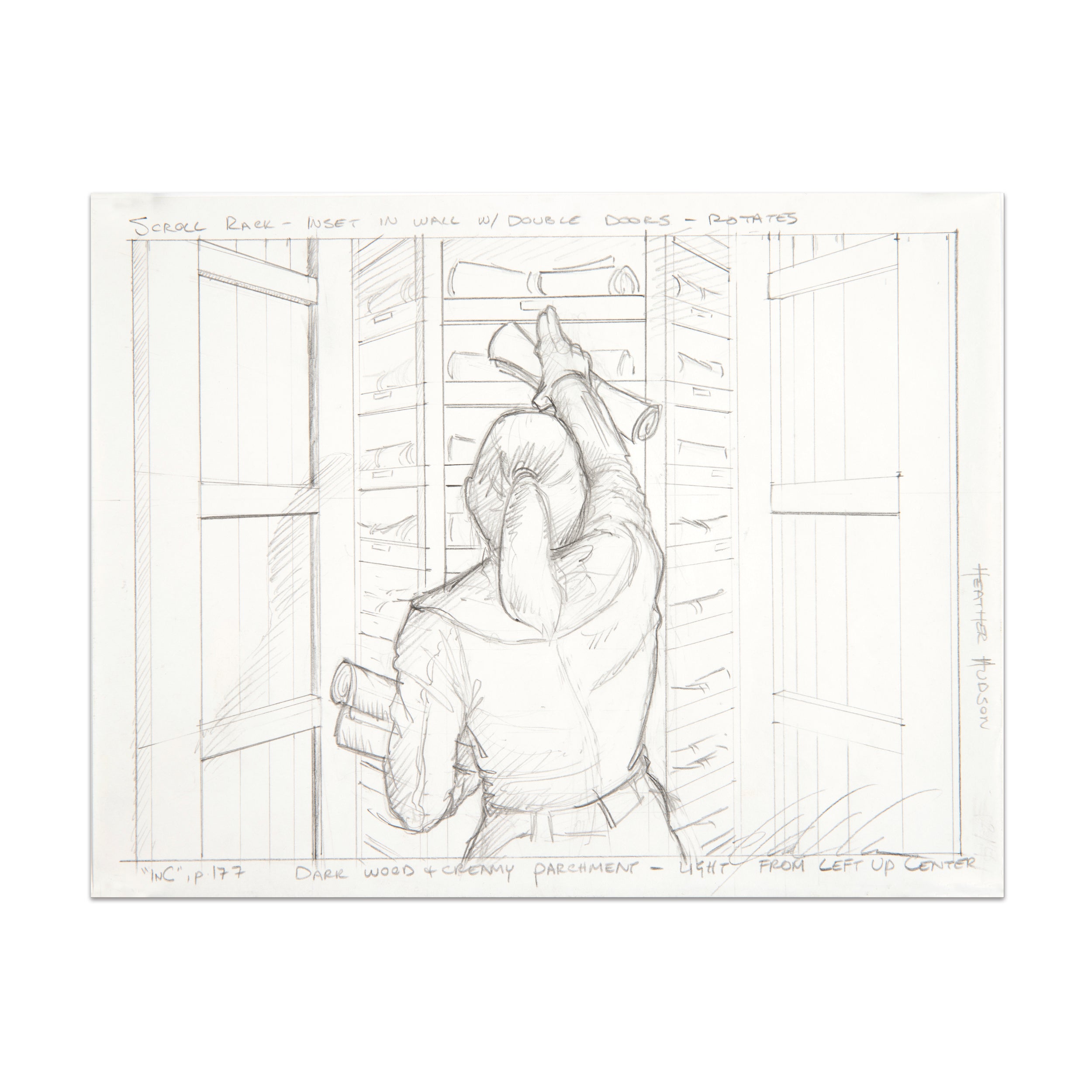 Scroll Rack (Original Sketch)