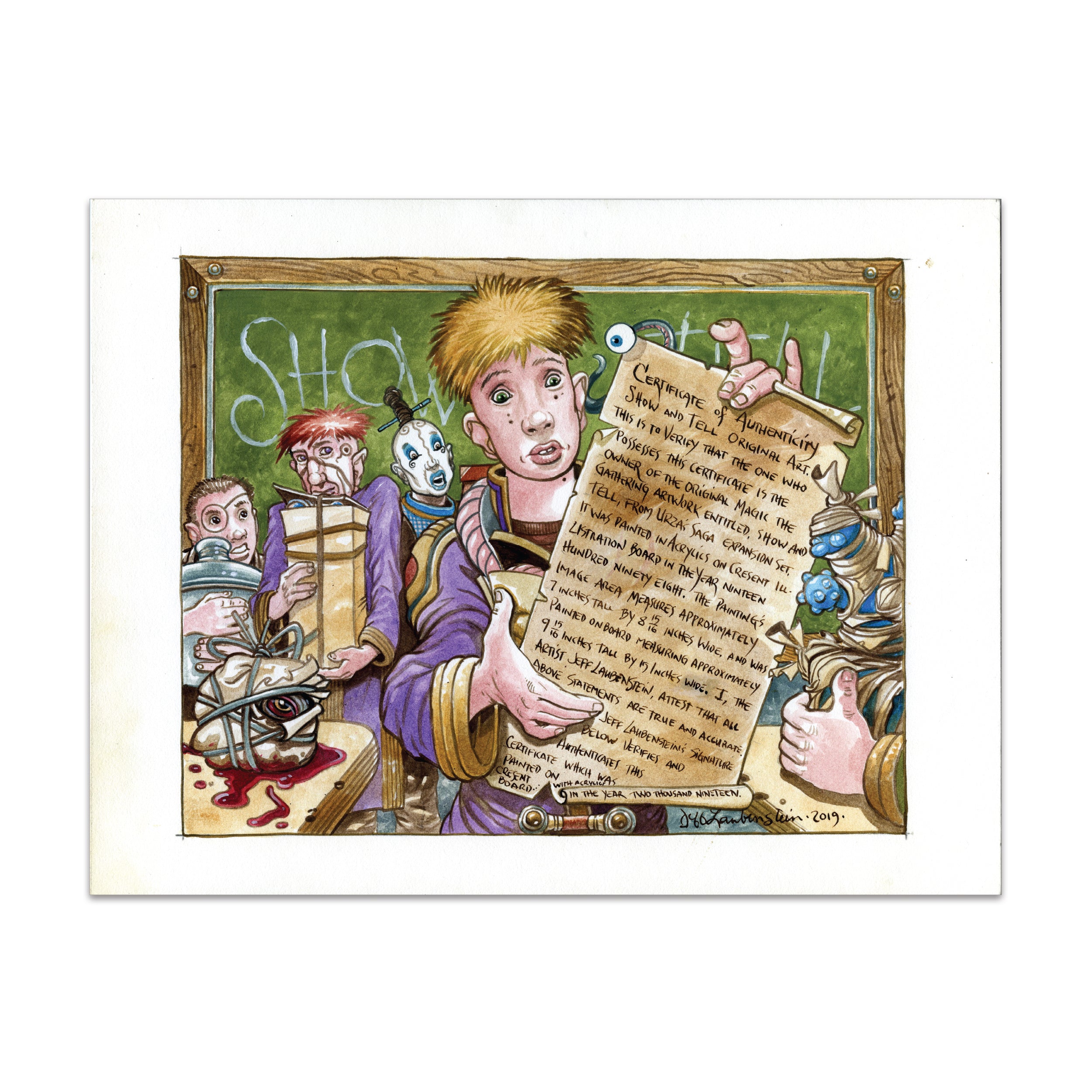 Show & Tell (Original Art)