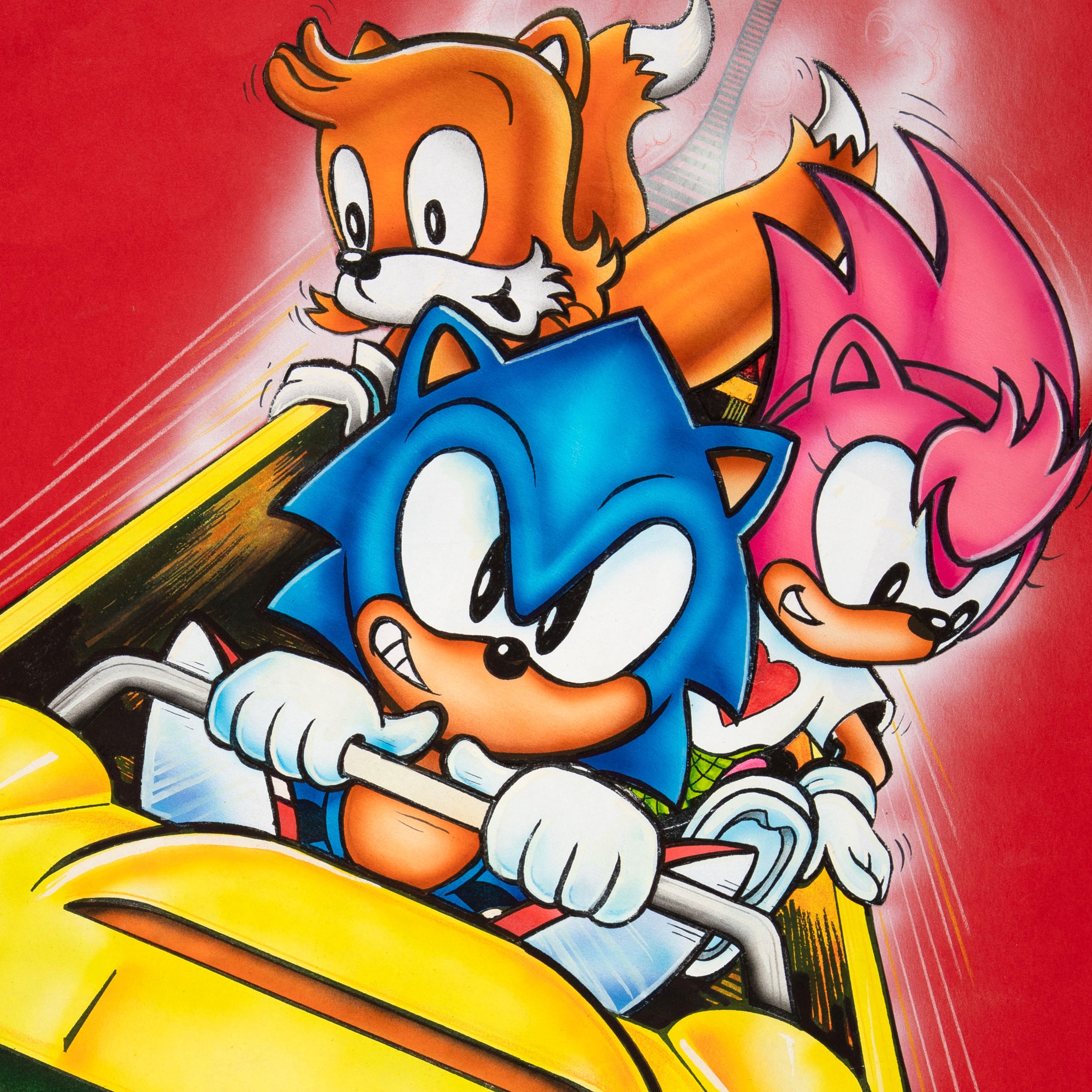 Sonic The Hedgehog (Book Cover)