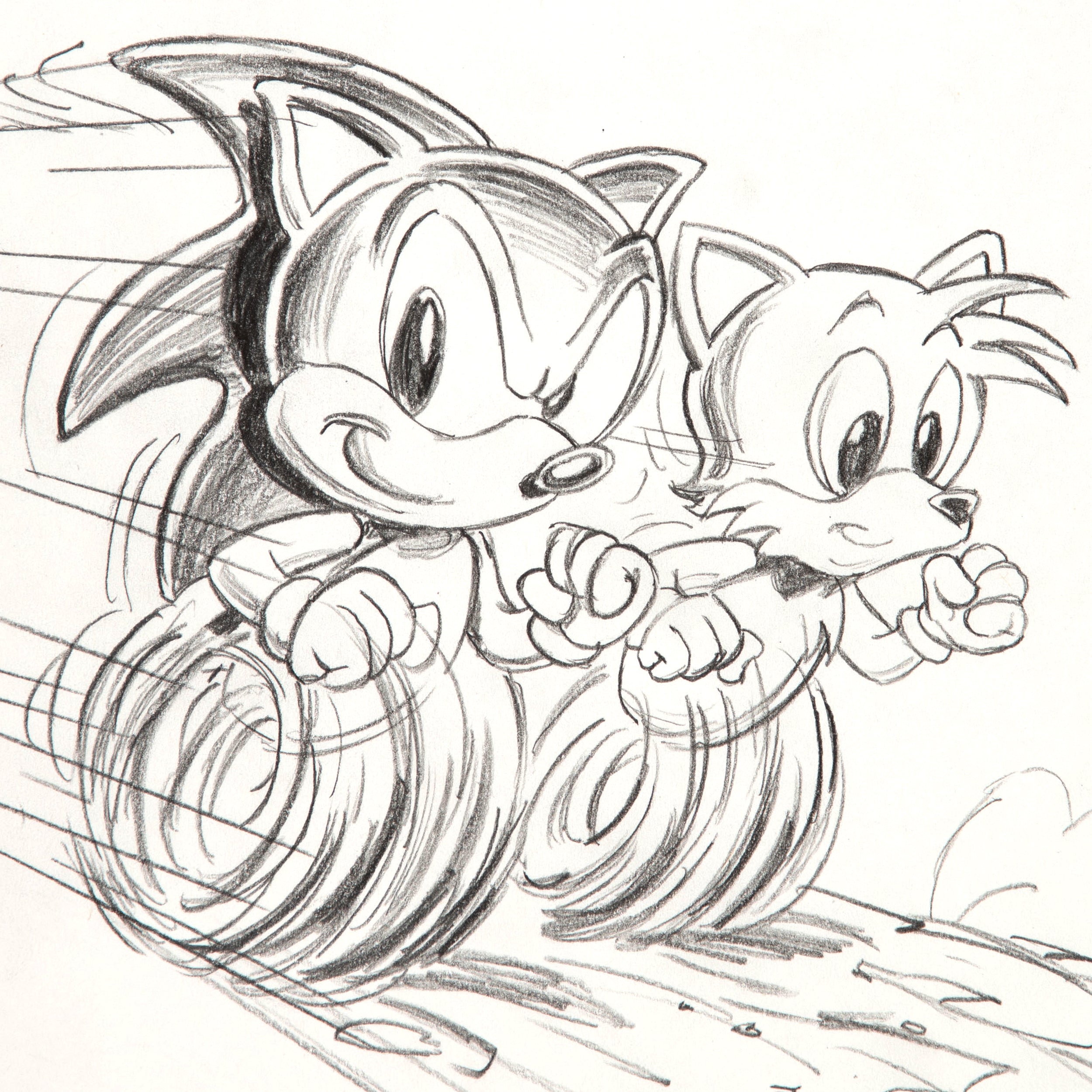 Sonic & Tails (Character Sketch)