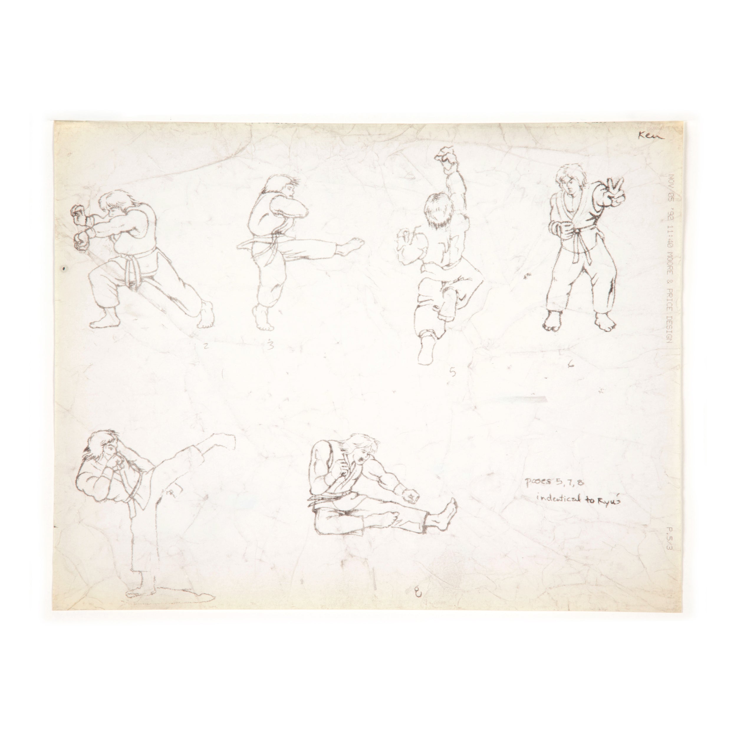 Street Fighter II Cover Painting (SNES)