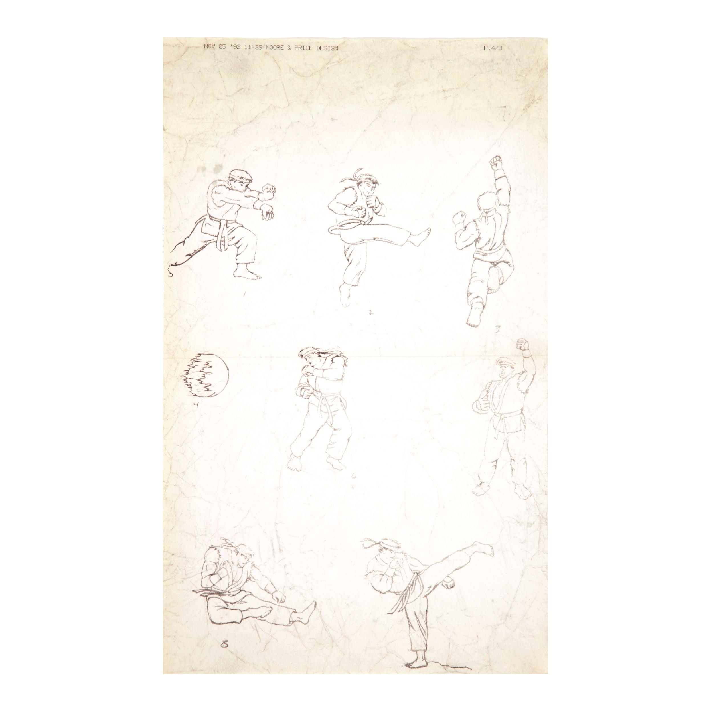 Street Fighter II Cover Painting (SNES)