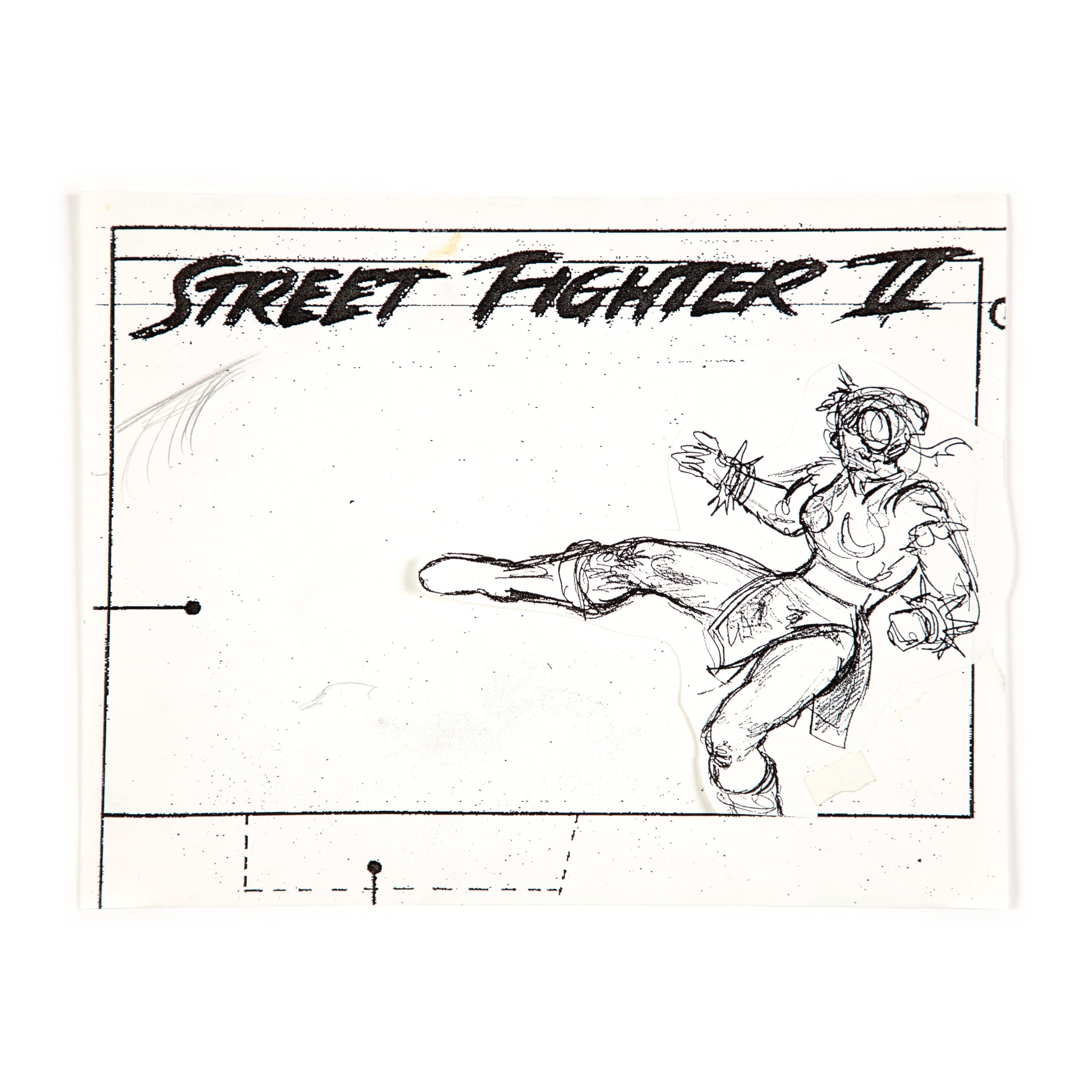 Street Fighter II Cover Painting (SNES)