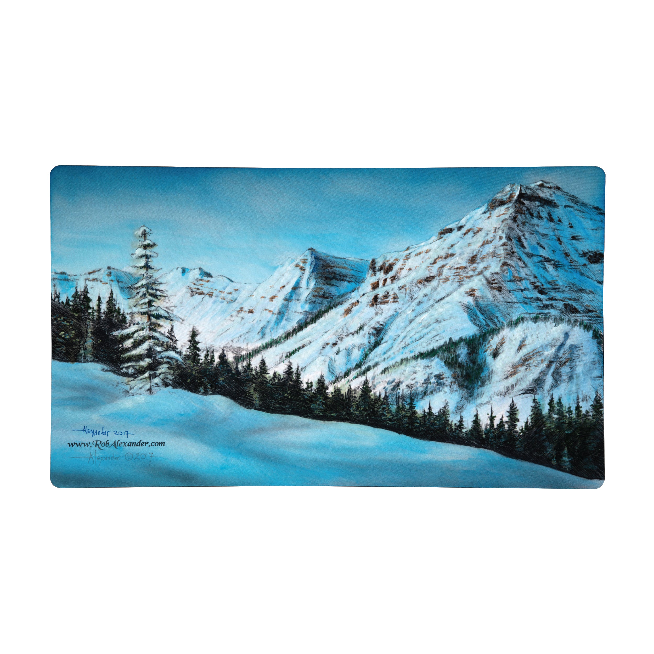 Taiga painted playmat (Mixed media)