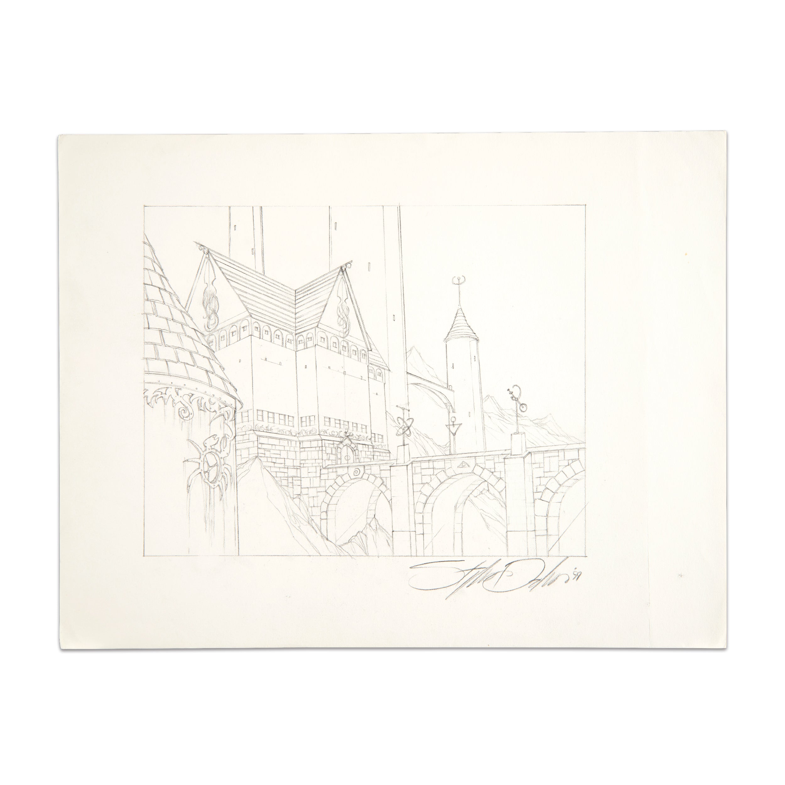 Tolarian Academy (Original Sketch)