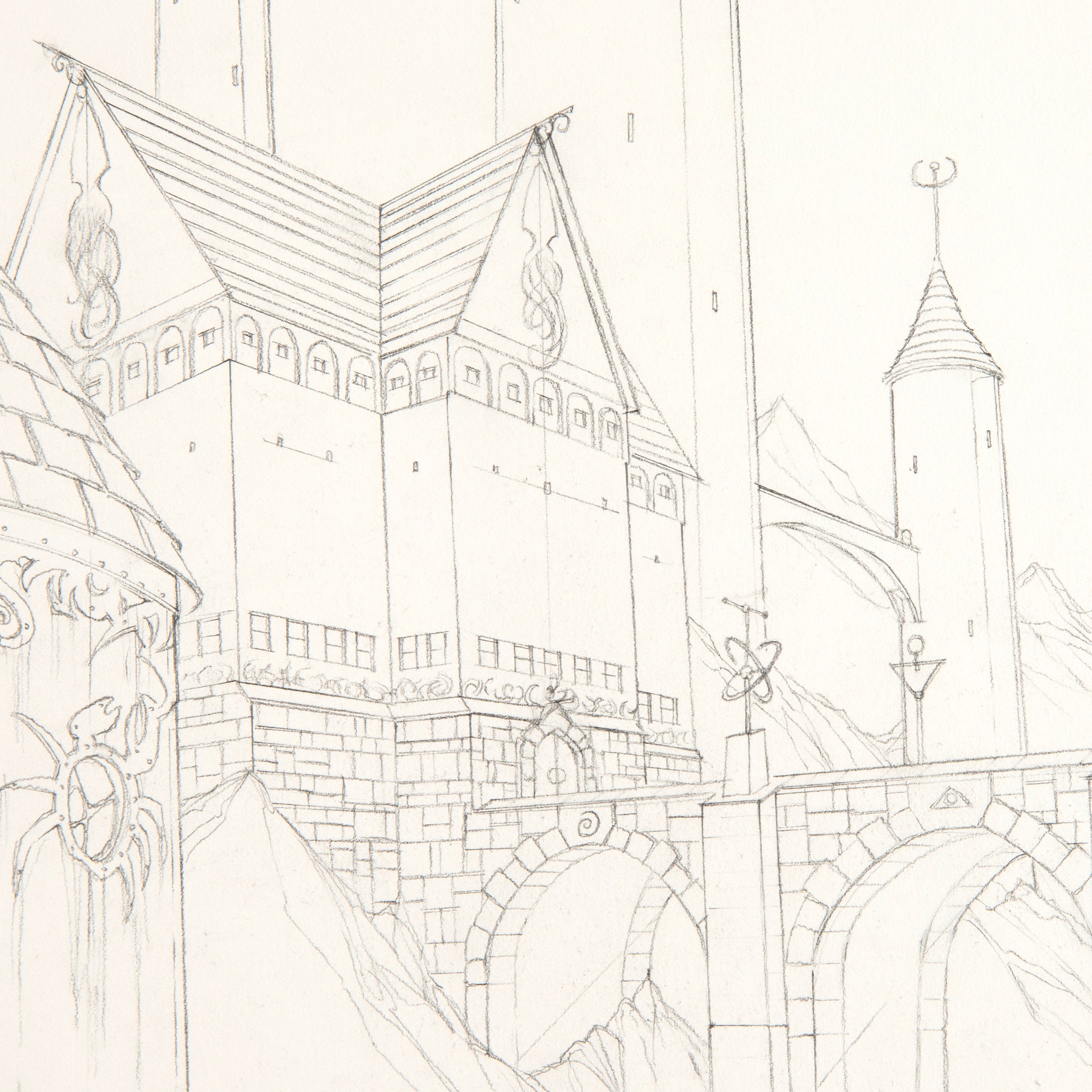 Tolarian Academy (Original Sketch)