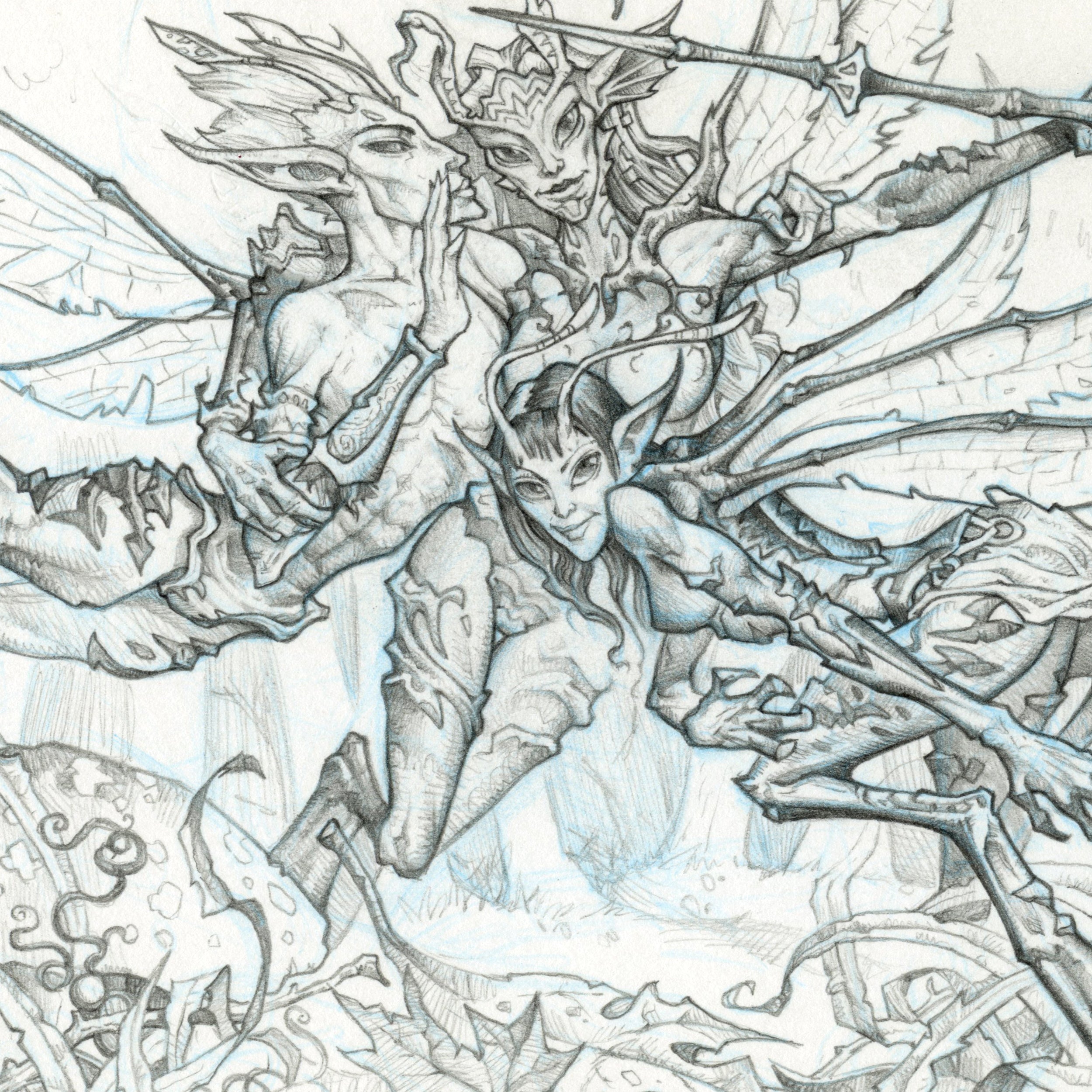 Vendilion Clique (Original Sketch)