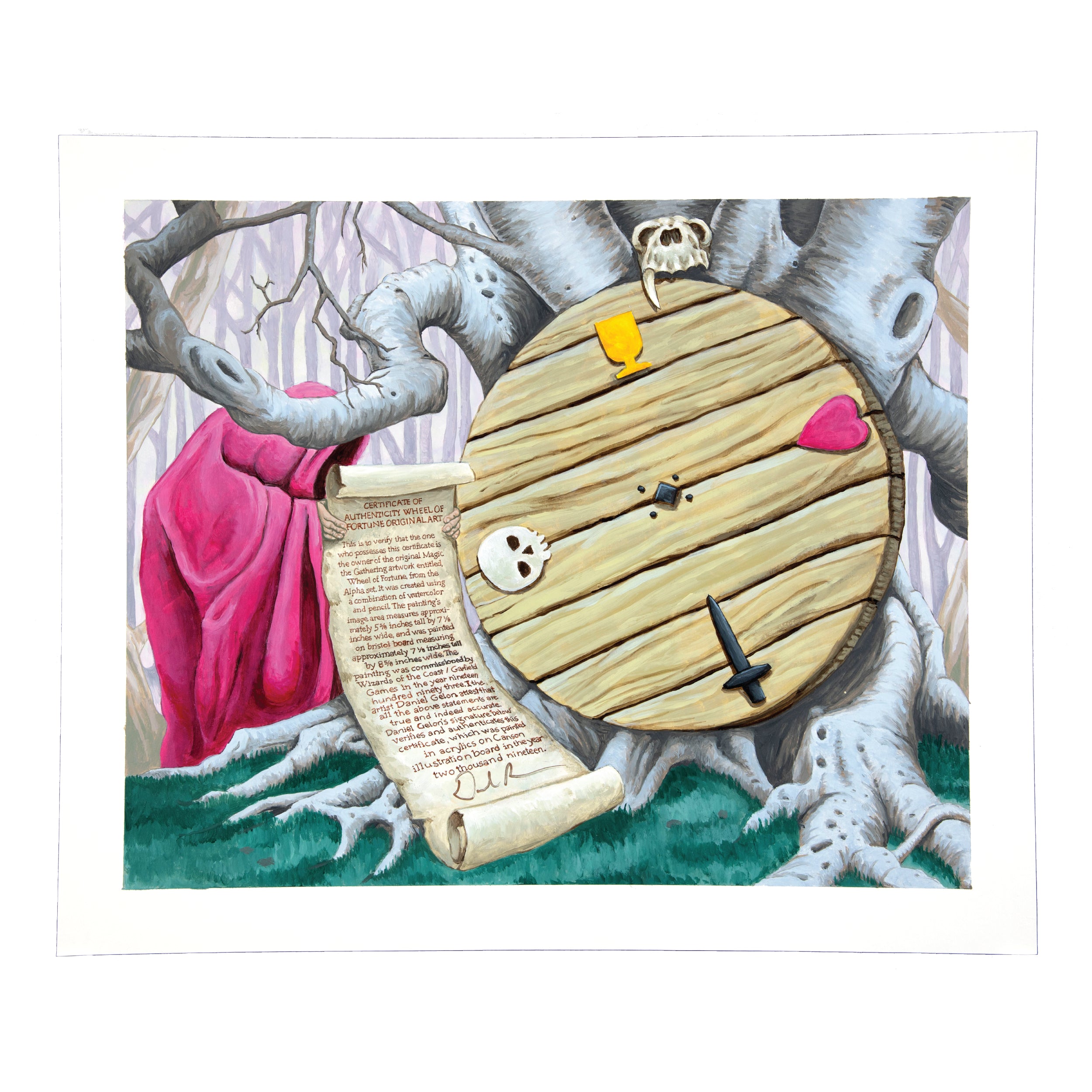 Wheel of Fortune (Original Art)