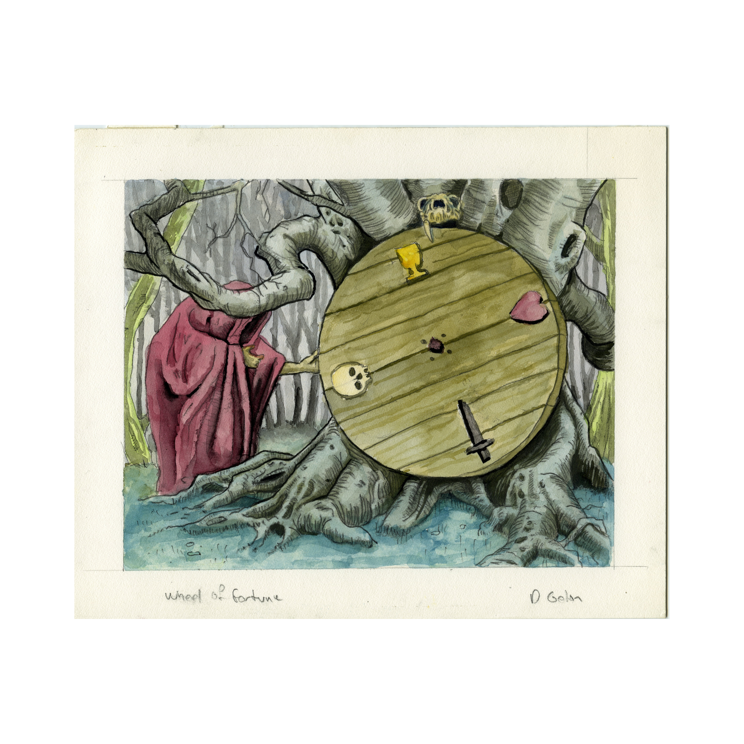 Wheel of Fortune (Original Art)